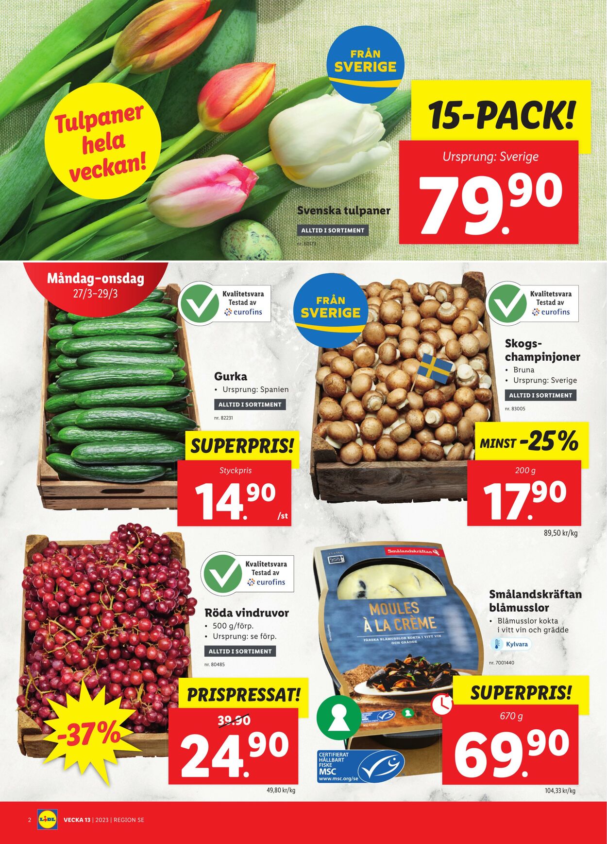 Erbjudanden Lidl 27.03.2023 - 02.04.2023