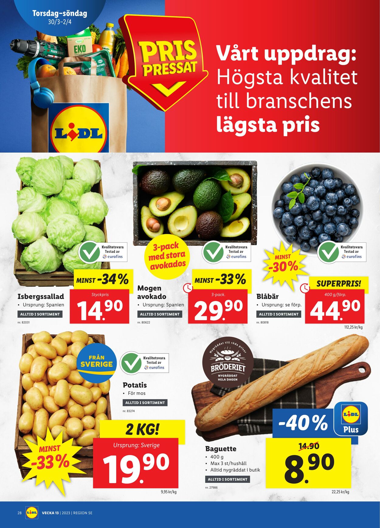 Erbjudanden Lidl 27.03.2023 - 02.04.2023