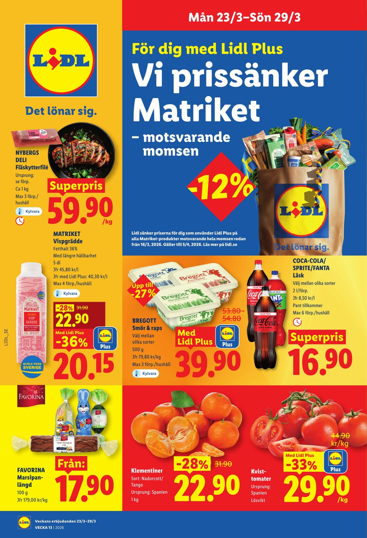 Erbjudanden Lidl 23.03.2026 - 29.03.2026