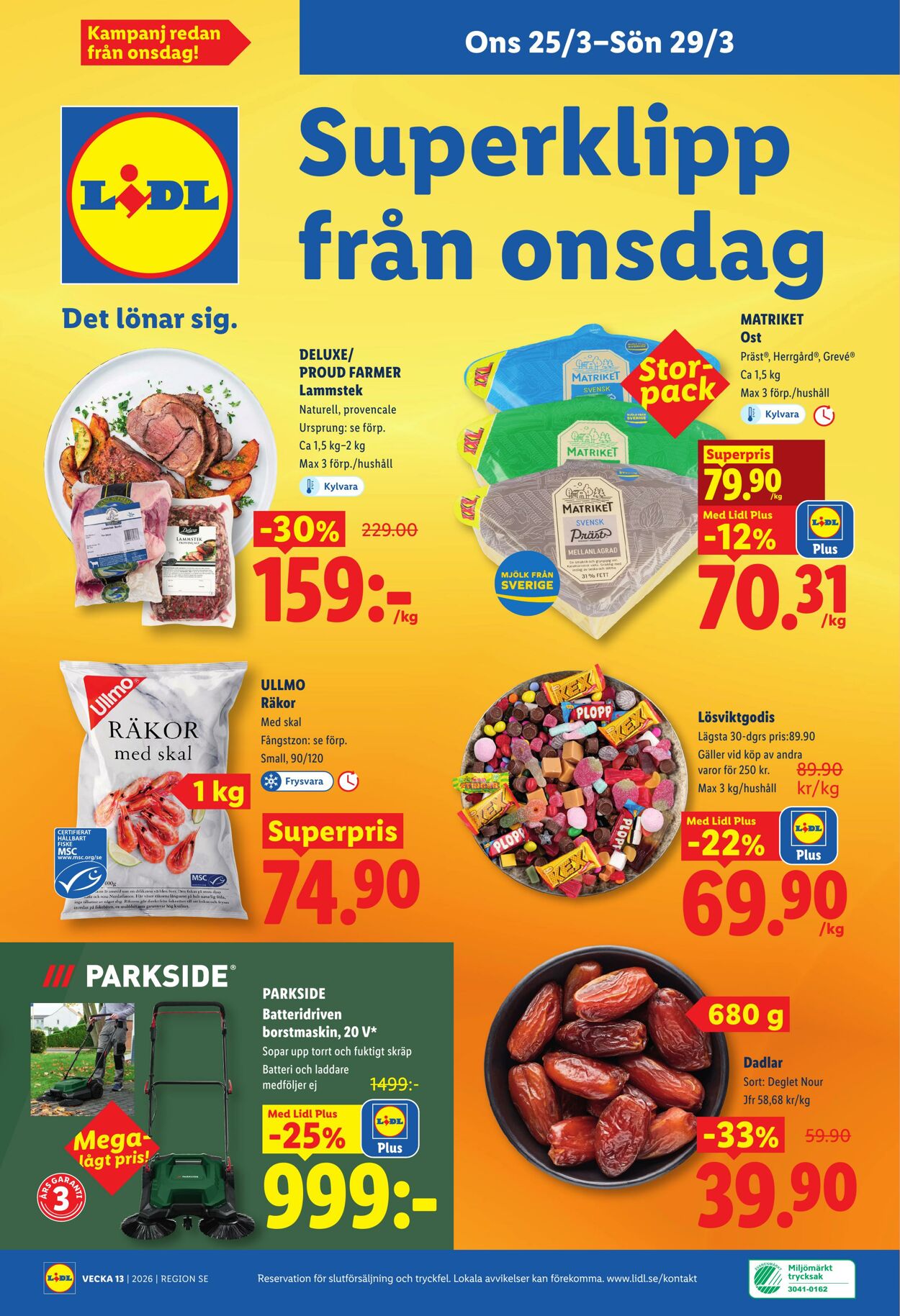 Erbjudanden Lidl 23.03.2026 - 29.03.2026