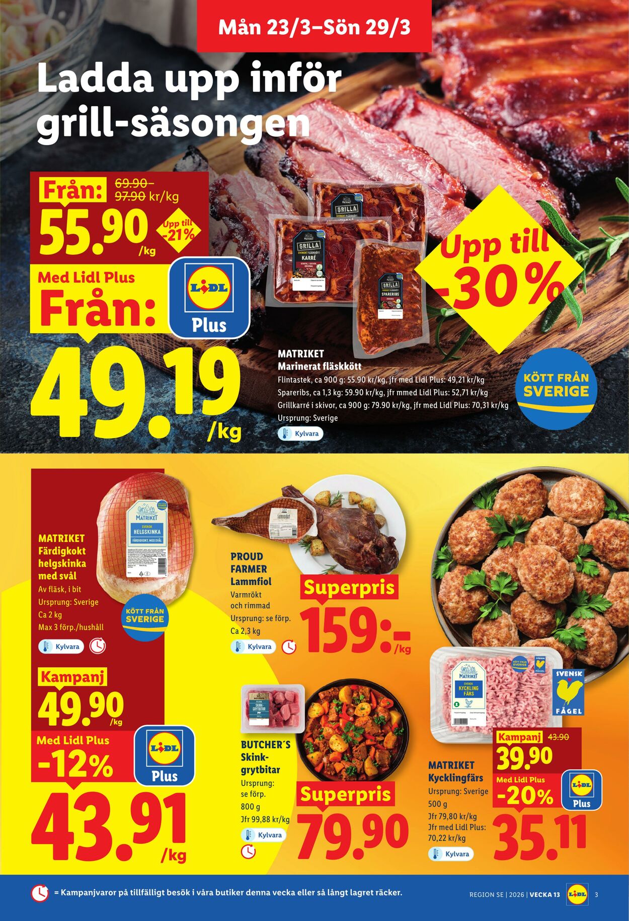 Erbjudanden Lidl 23.03.2026 - 29.03.2026