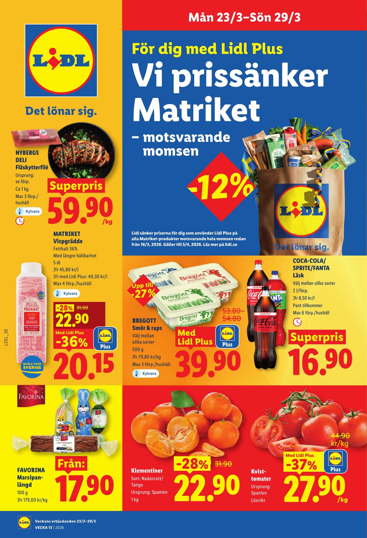 Erbjudanden Lidl 23.03.2026 - 29.03.2026