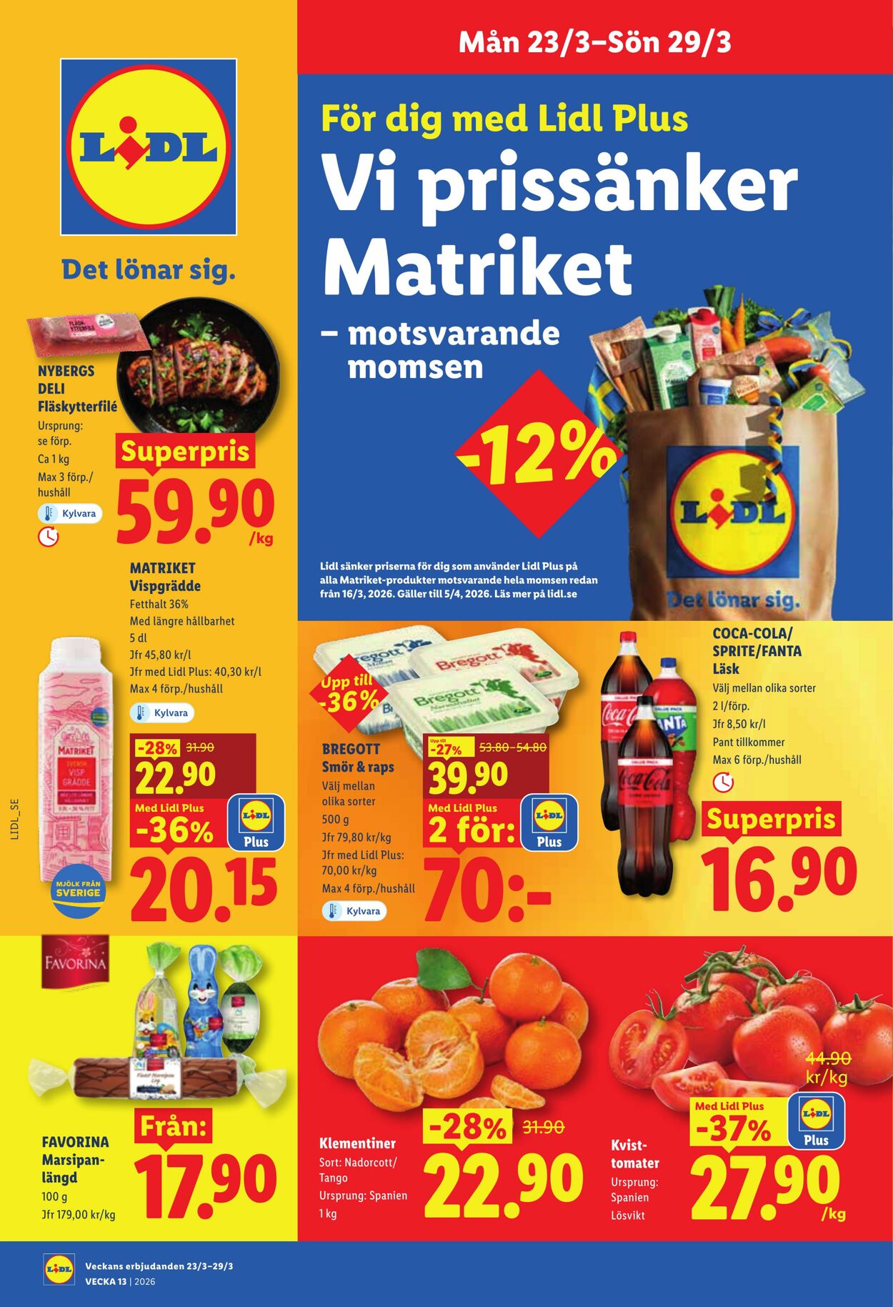 Erbjudanden Lidl 23.03.2026 - 29.03.2026