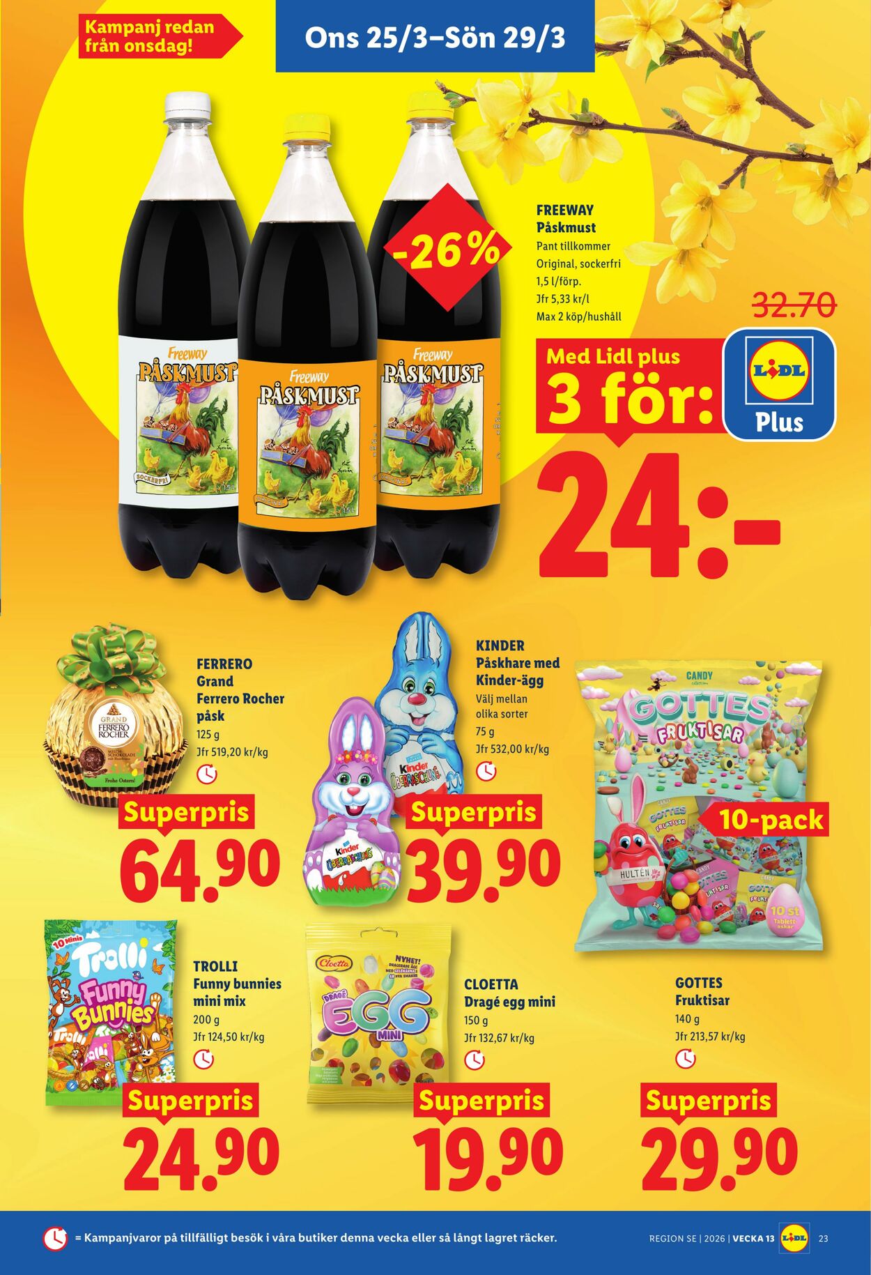 Erbjudanden Lidl 23.03.2026 - 29.03.2026