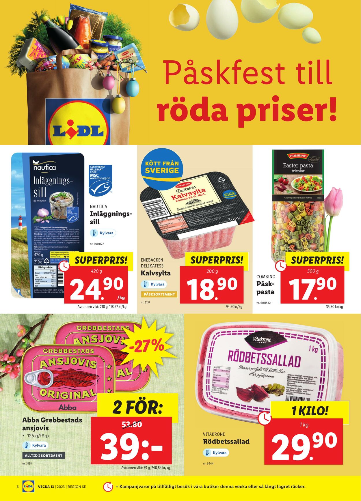 Erbjudanden Lidl 27.03.2023 - 02.04.2023