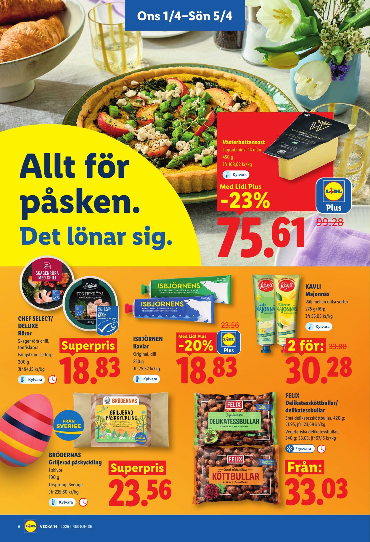 Erbjudanden Lidl 01.04.2026 - 05.04.2026