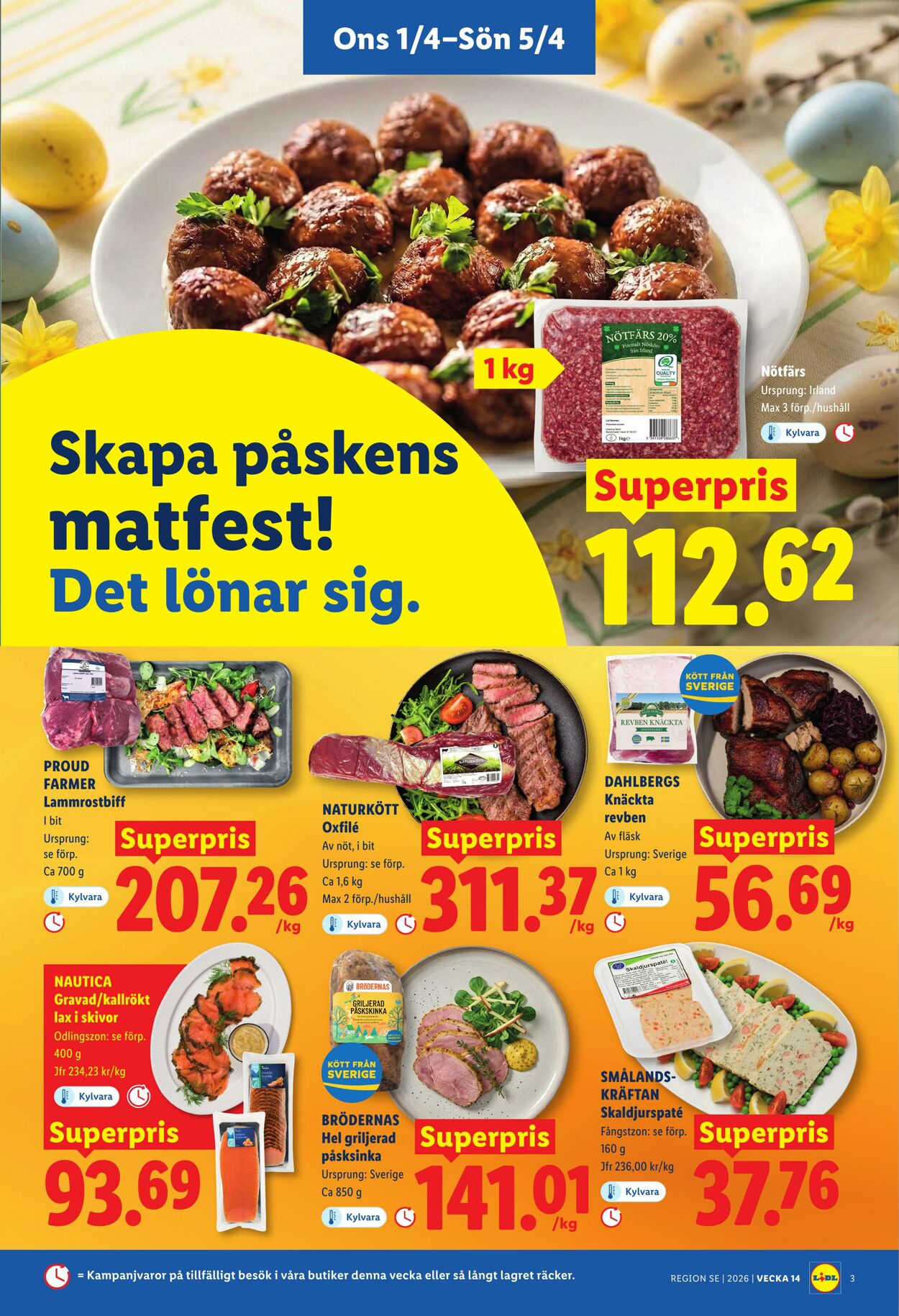 Erbjudanden Lidl 01.04.2026 - 05.04.2026