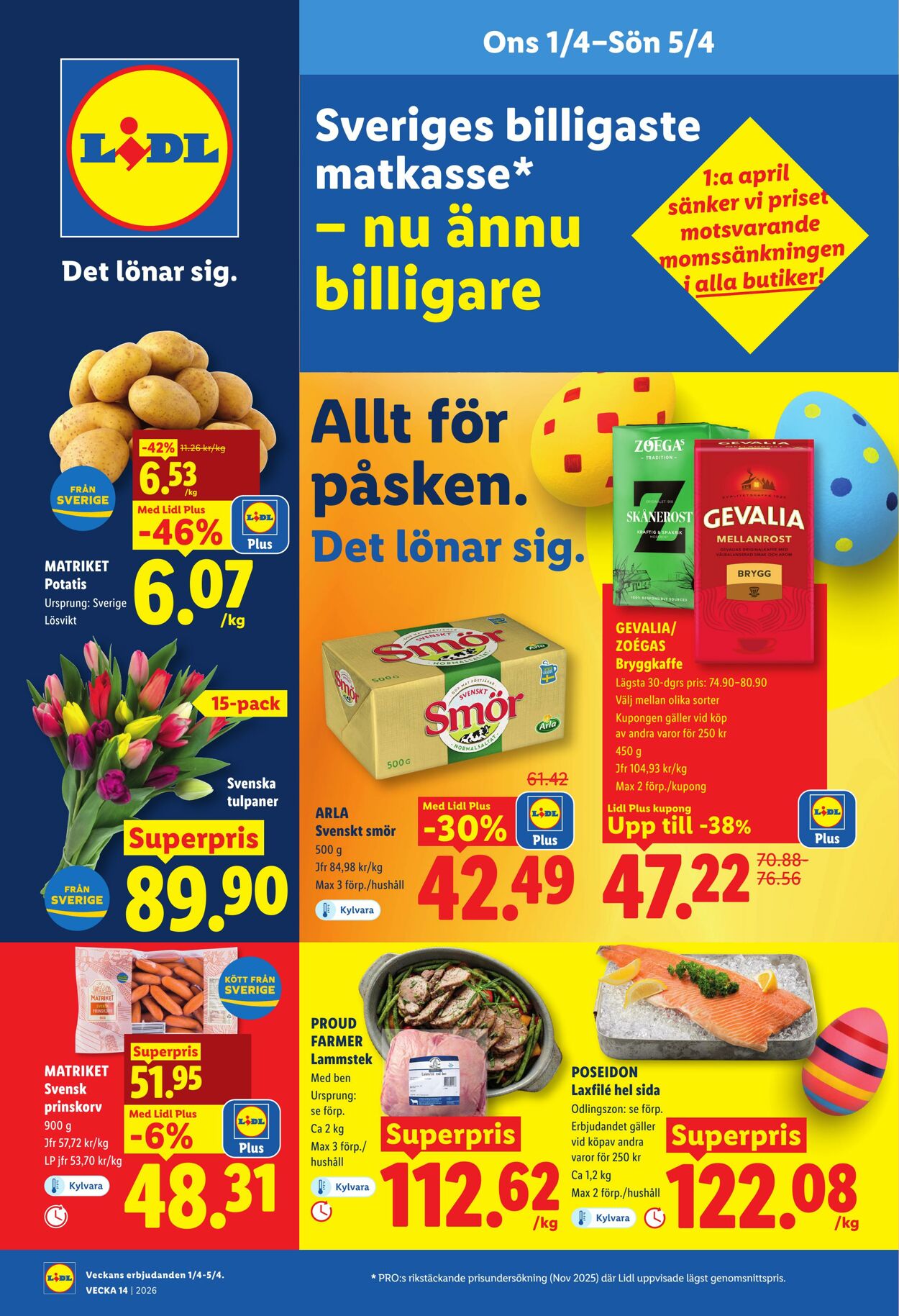 Erbjudanden Lidl 01.04.2026 - 05.04.2026