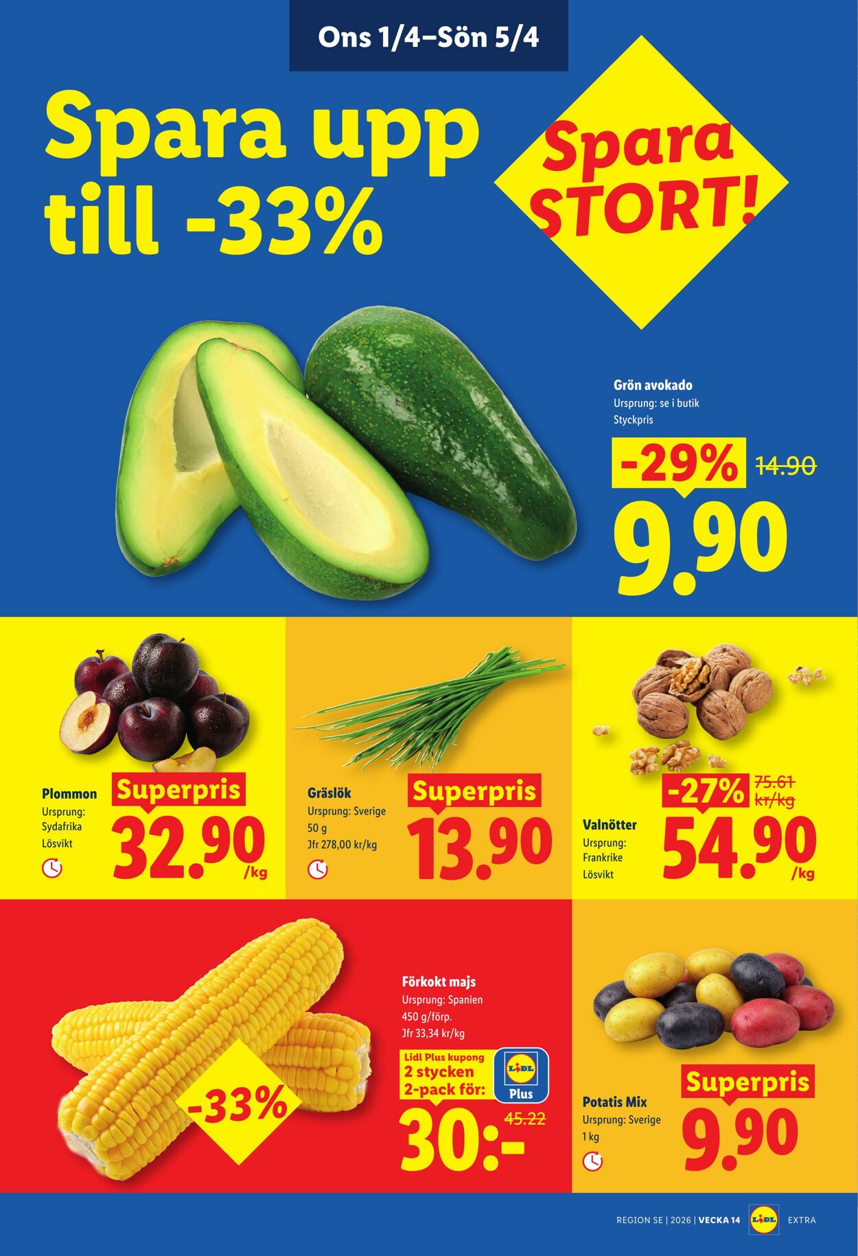 Erbjudanden Lidl 01.04.2026 - 05.04.2026
