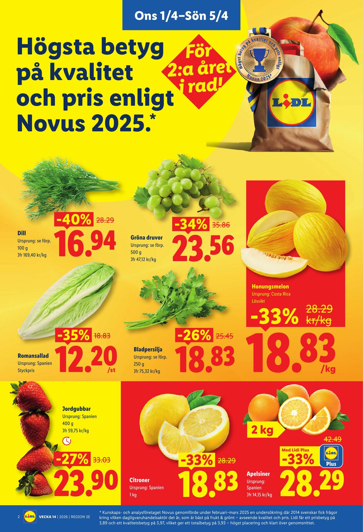 Erbjudanden Lidl 01.04.2026 - 05.04.2026