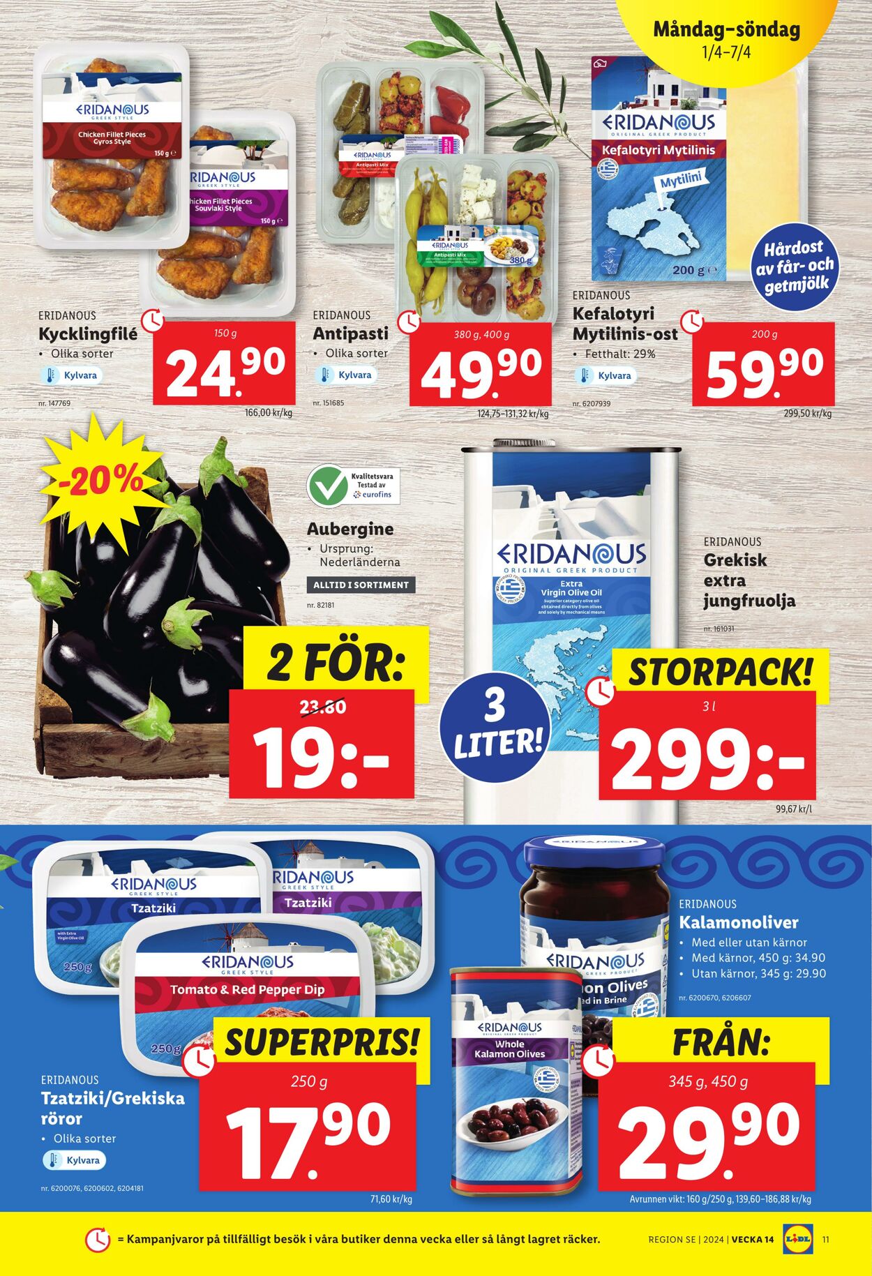 Erbjudanden Lidl 01.04.2024 - 07.04.2024