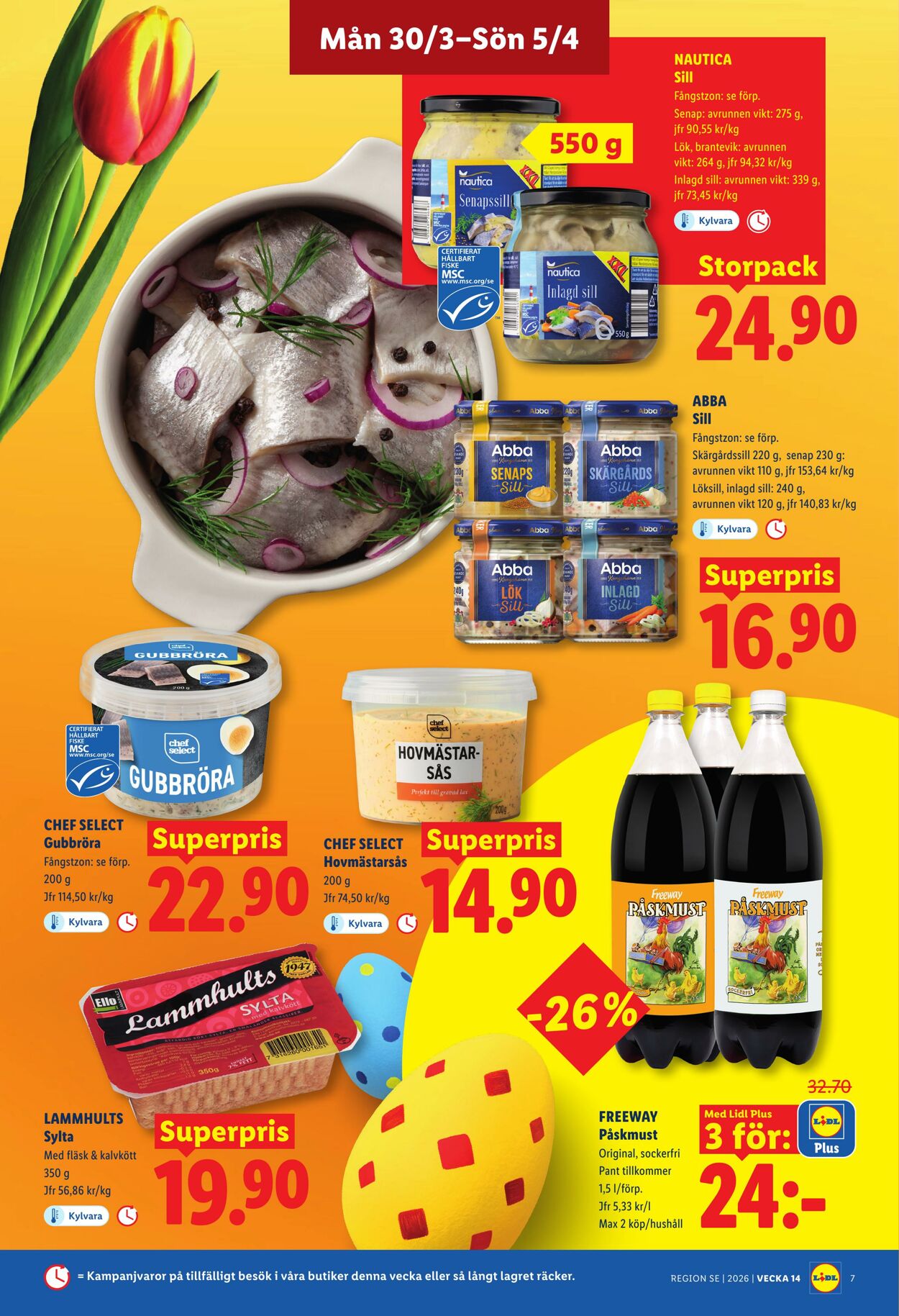 Erbjudanden Lidl 30.03.2026 - 31.03.2026