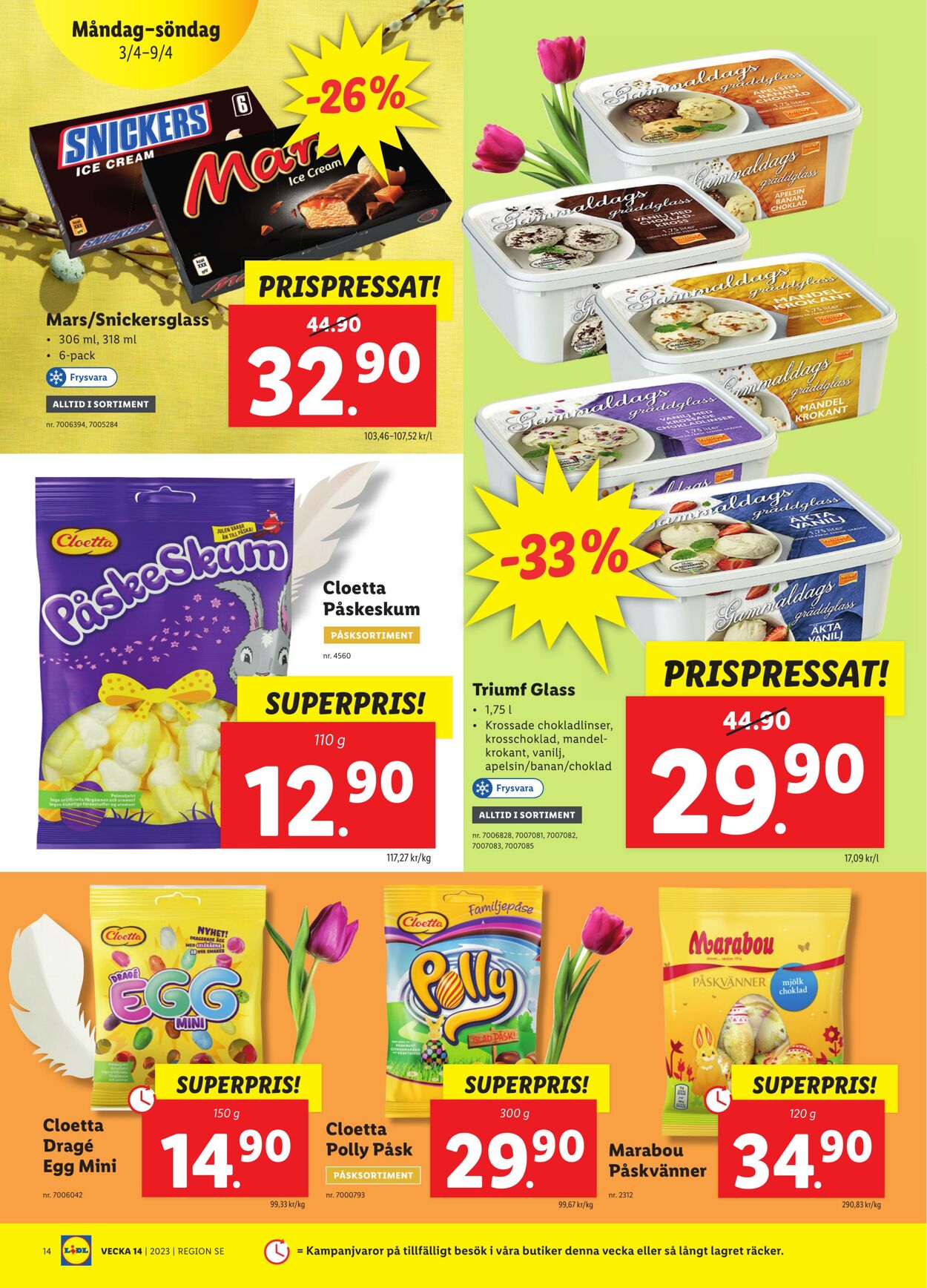 Erbjudanden Lidl 03.04.2023 - 09.04.2023