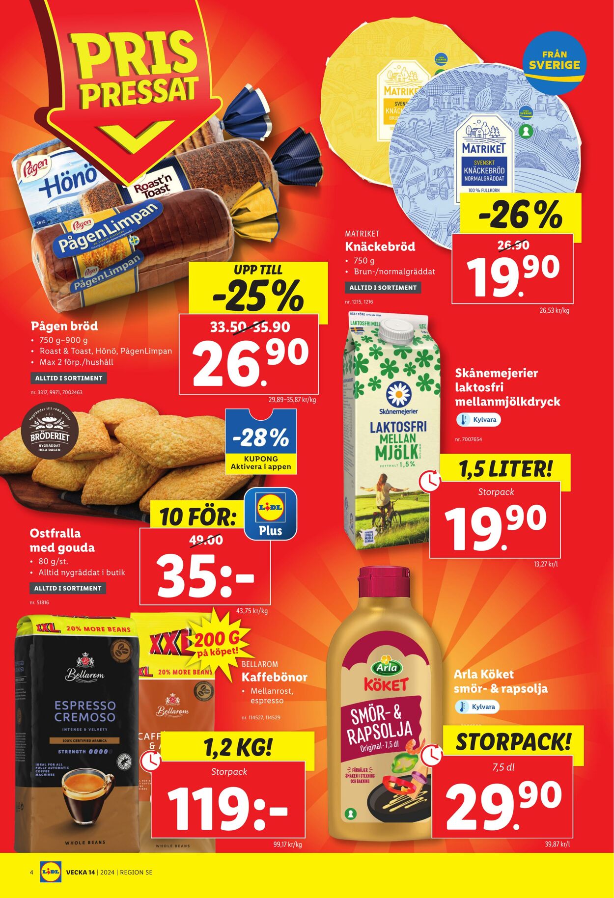 Erbjudanden Lidl 01.04.2024 - 07.04.2024