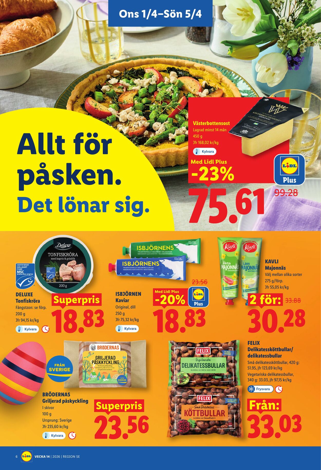 Erbjudanden Lidl 01.04.2026 - 05.04.2026