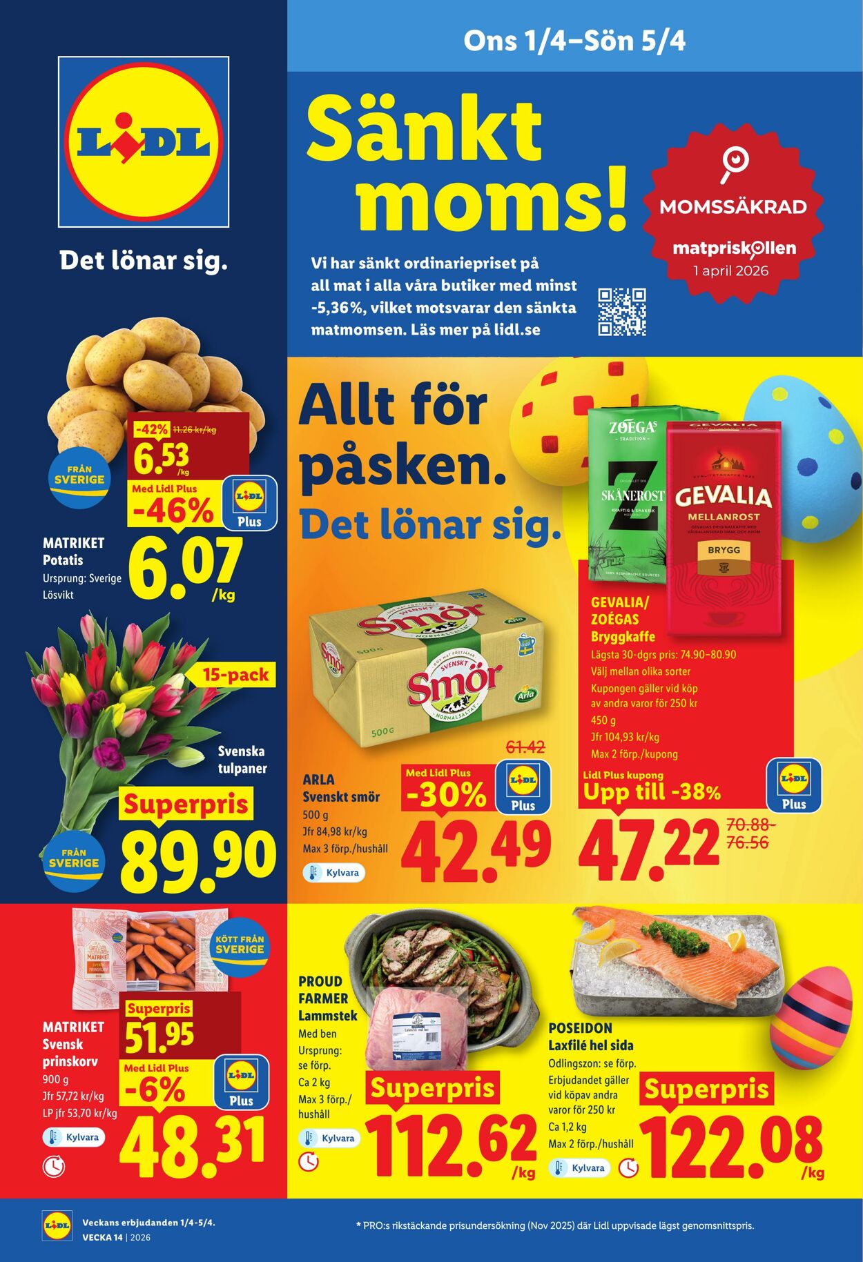 Erbjudanden Lidl 01.04.2026 - 05.04.2026