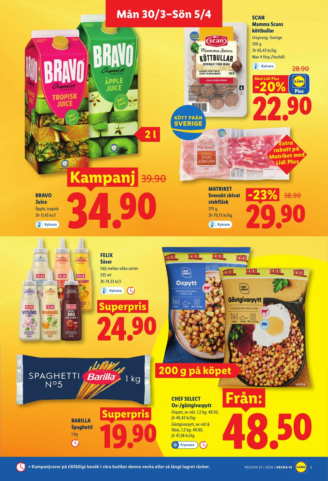 Erbjudanden Lidl 30.03.2026 - 31.03.2026