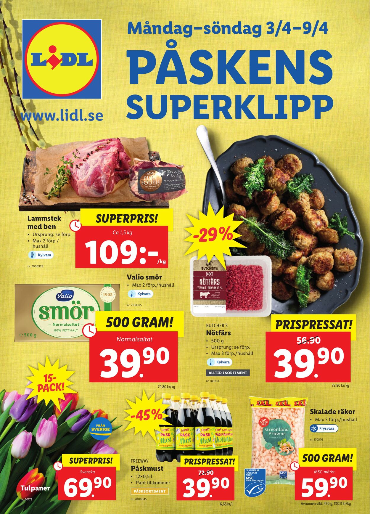 Erbjudanden Lidl 03.04.2023 - 09.04.2023