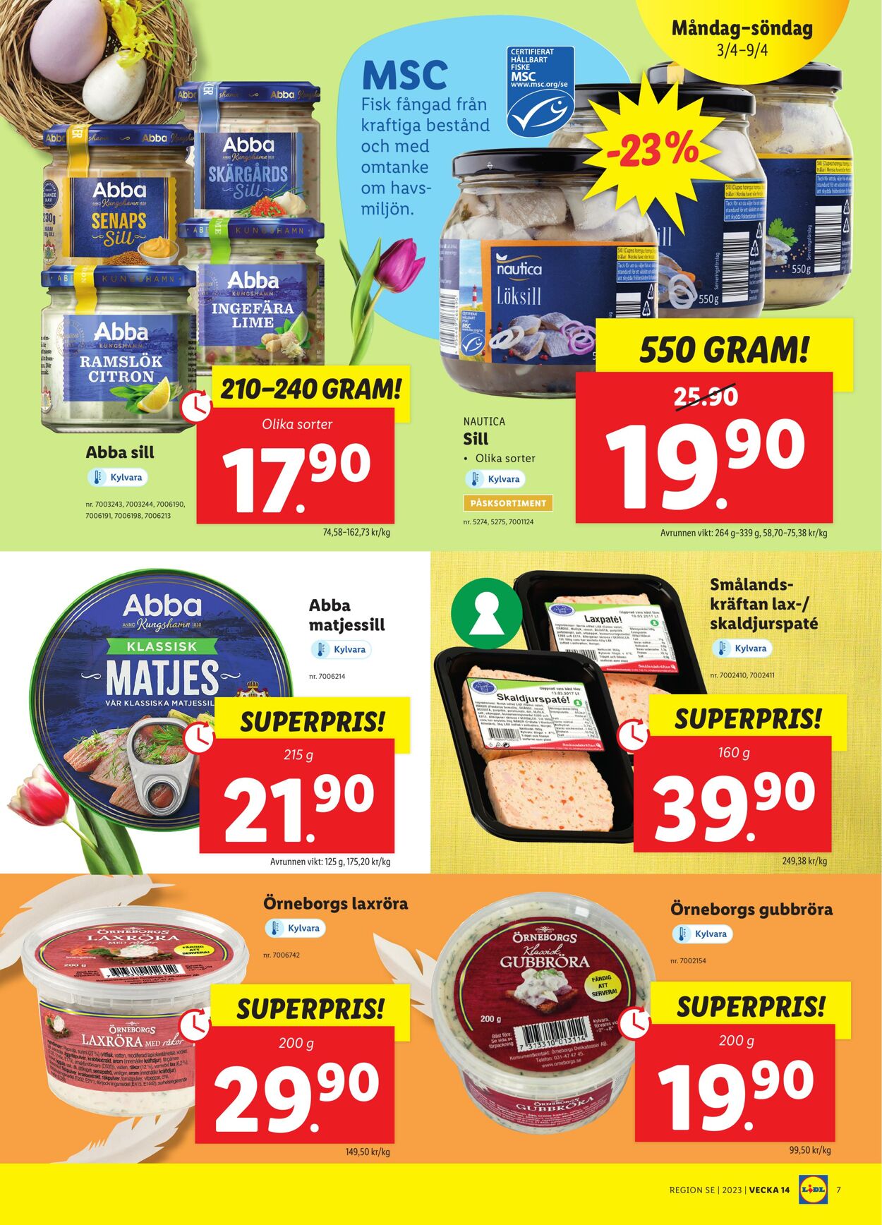 Erbjudanden Lidl 03.04.2023 - 09.04.2023