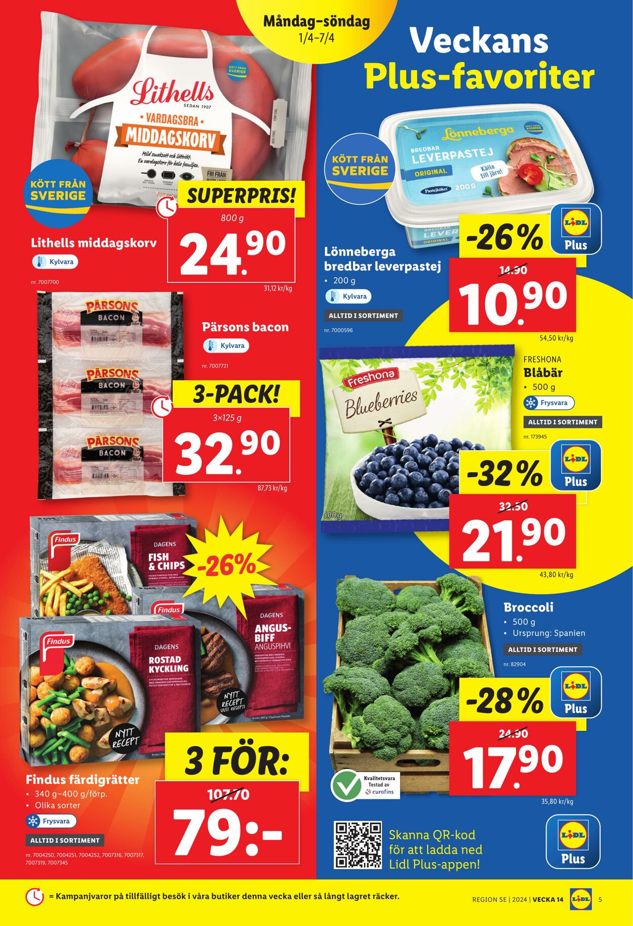 Erbjudanden Lidl 01.04.2024 - 07.04.2024