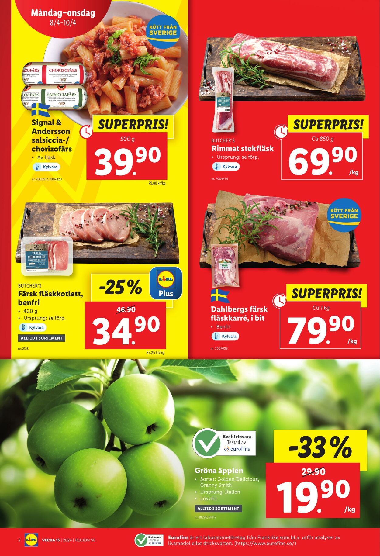 Erbjudanden Lidl 08.04.2024 - 14.04.2024