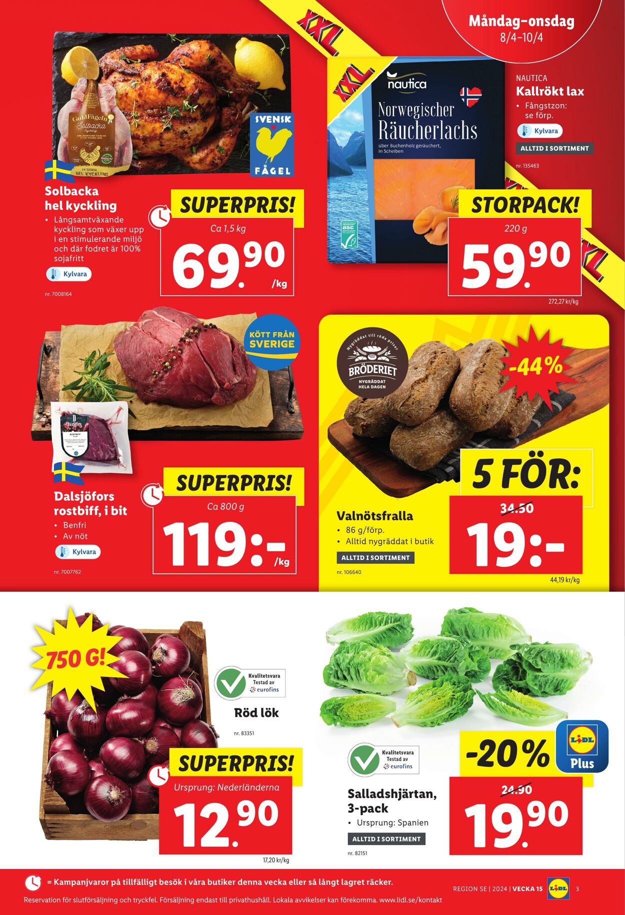 Erbjudanden Lidl 08.04.2024 - 14.04.2024