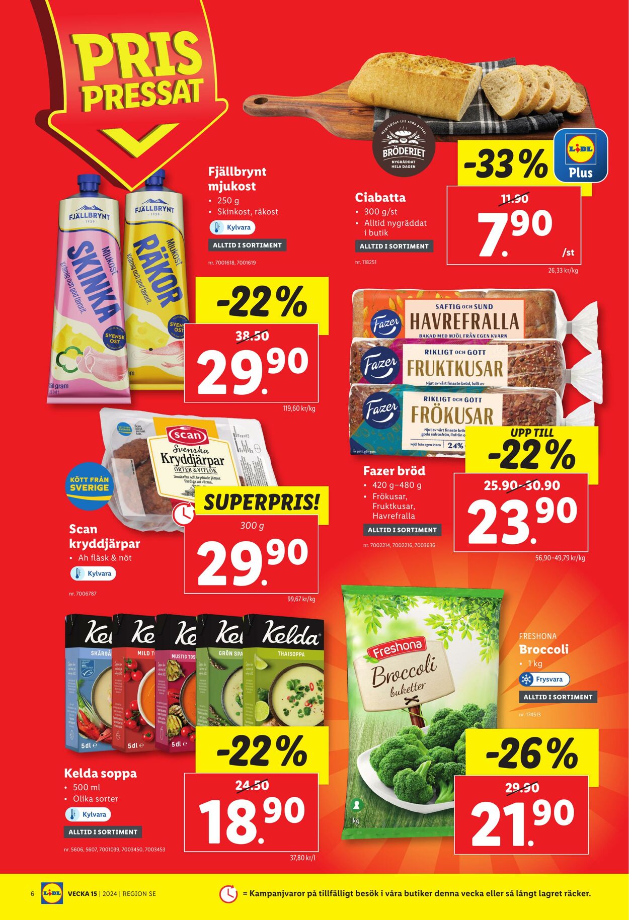 Erbjudanden Lidl 08.04.2024 - 14.04.2024