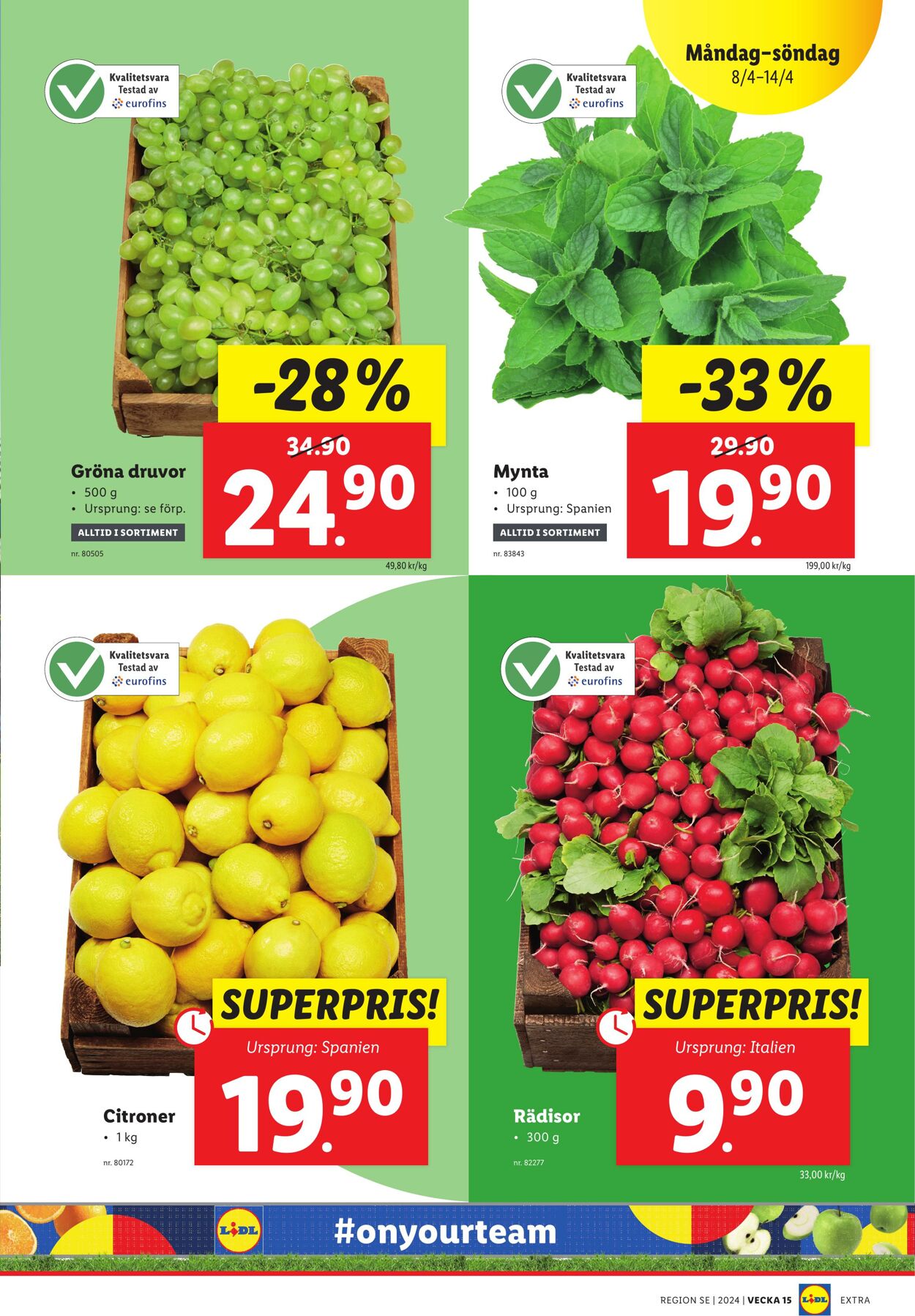 Erbjudanden Lidl 08.04.2024 - 14.04.2024