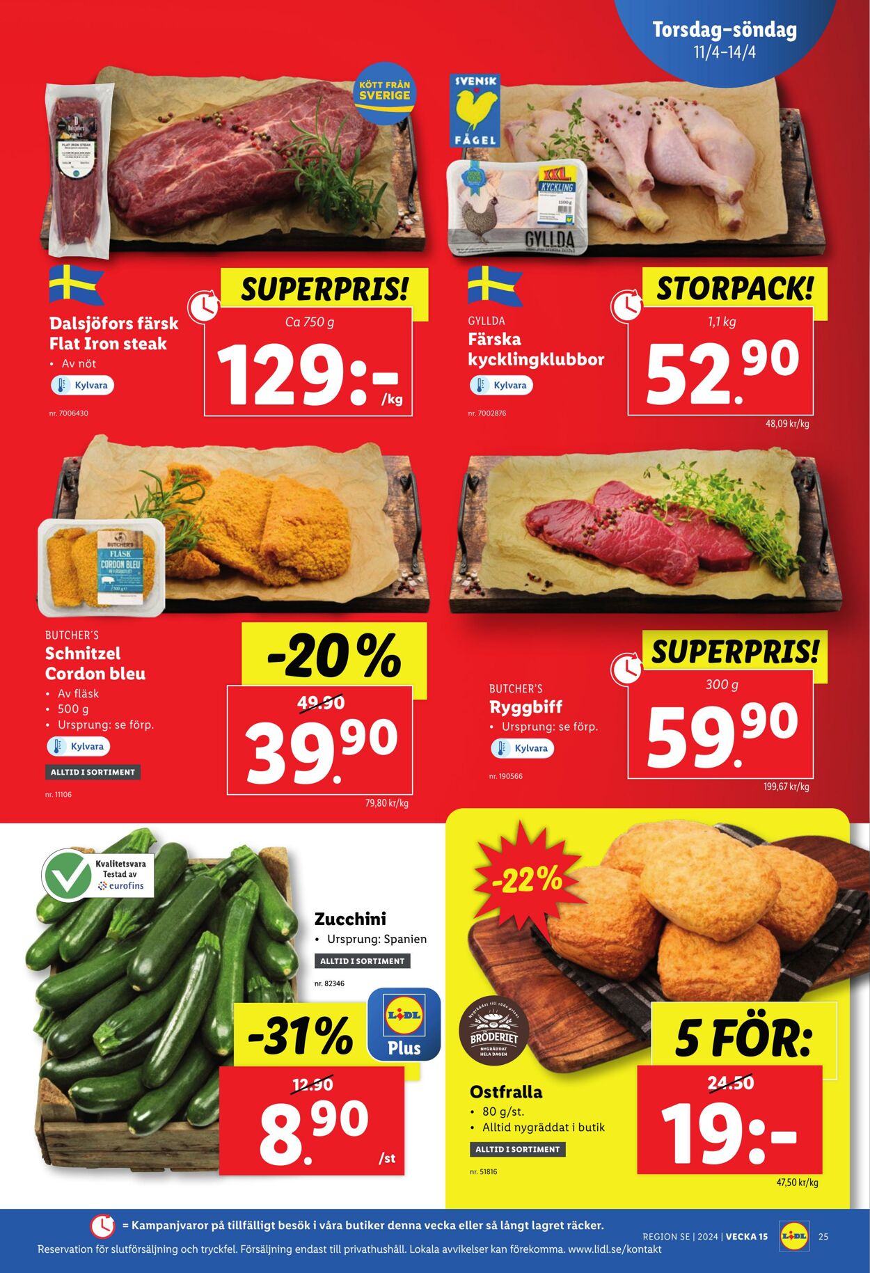 Erbjudanden Lidl 08.04.2024 - 14.04.2024