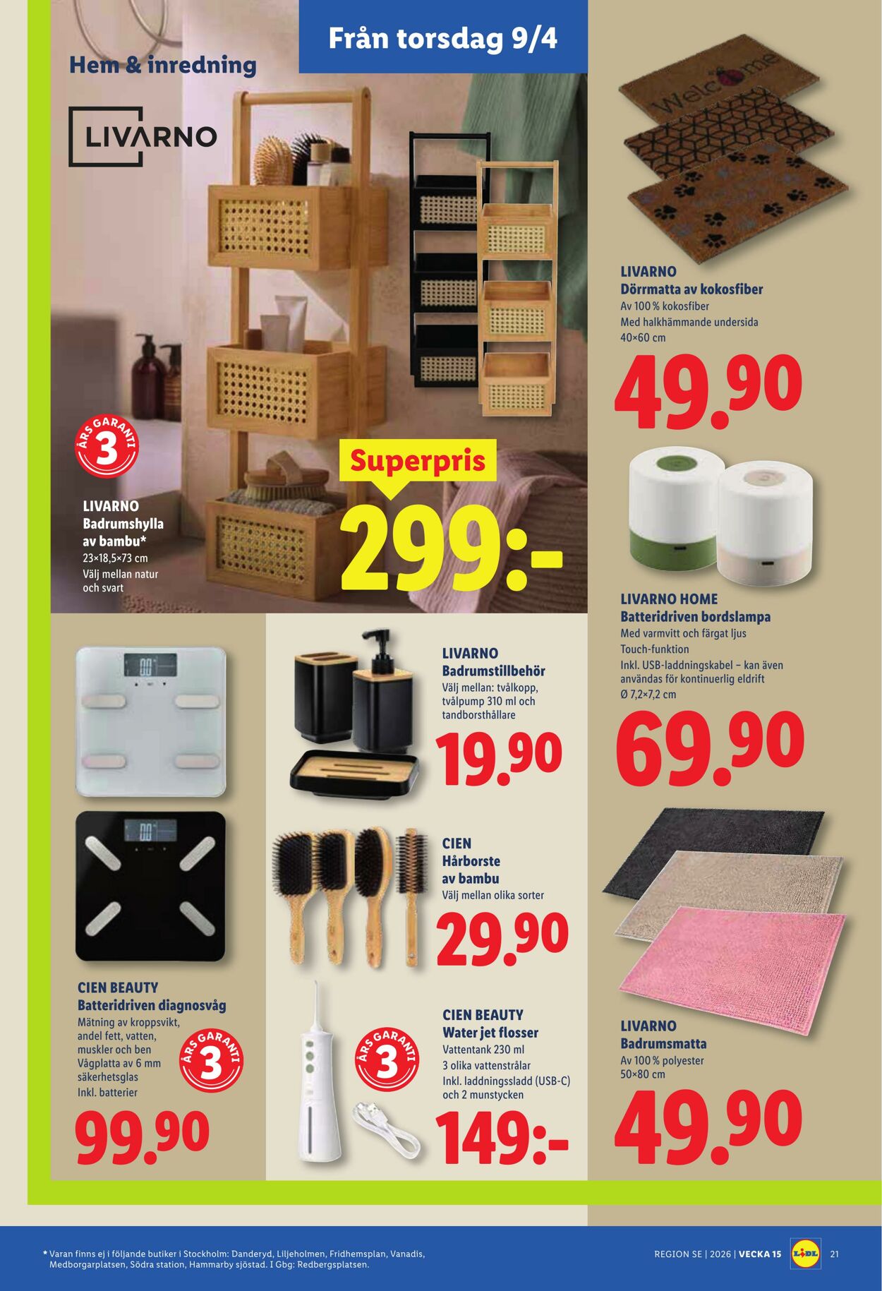 Erbjudanden Lidl 06.04.2026 - 12.04.2026