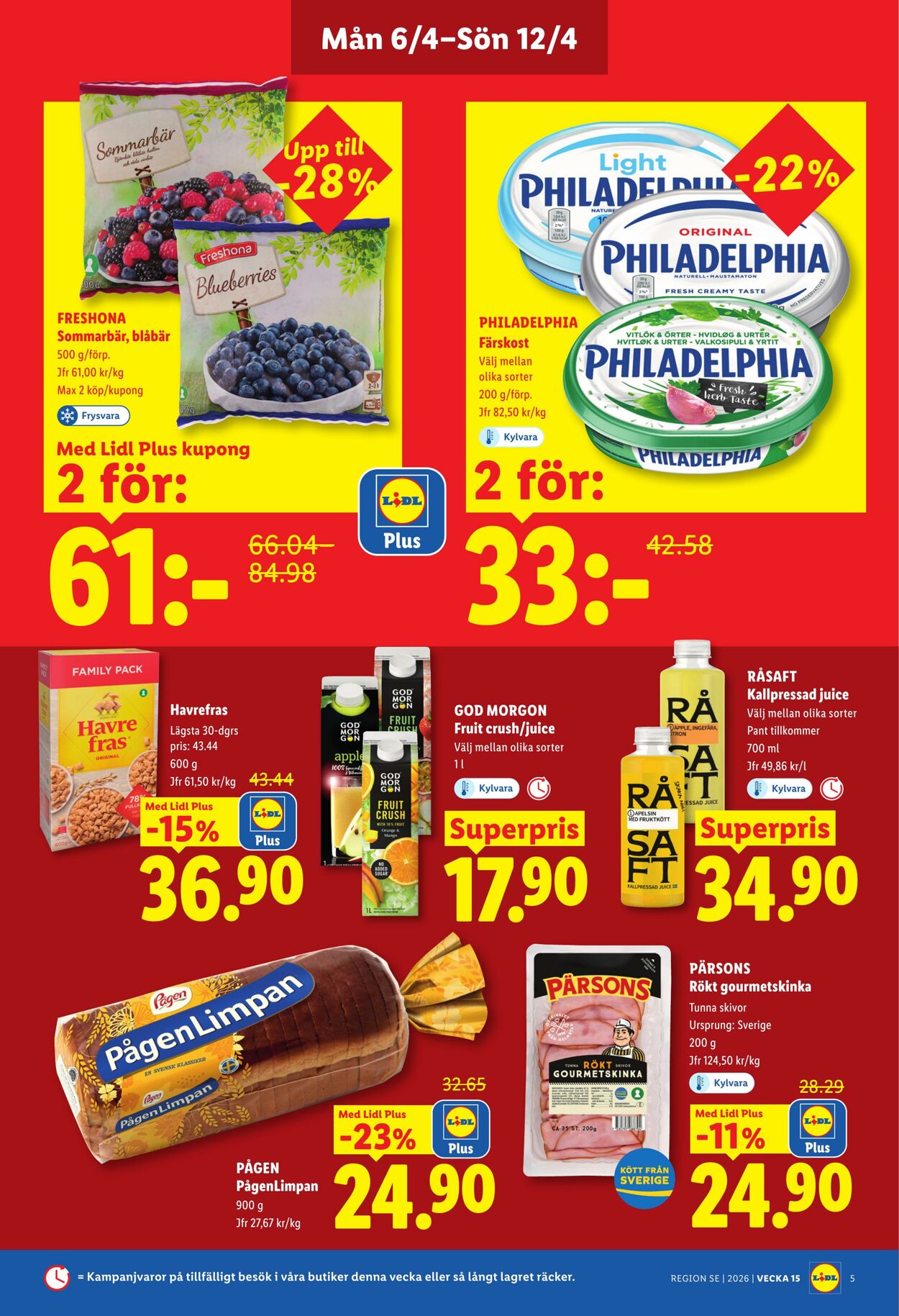 Erbjudanden Lidl 06.04.2026 - 12.04.2026