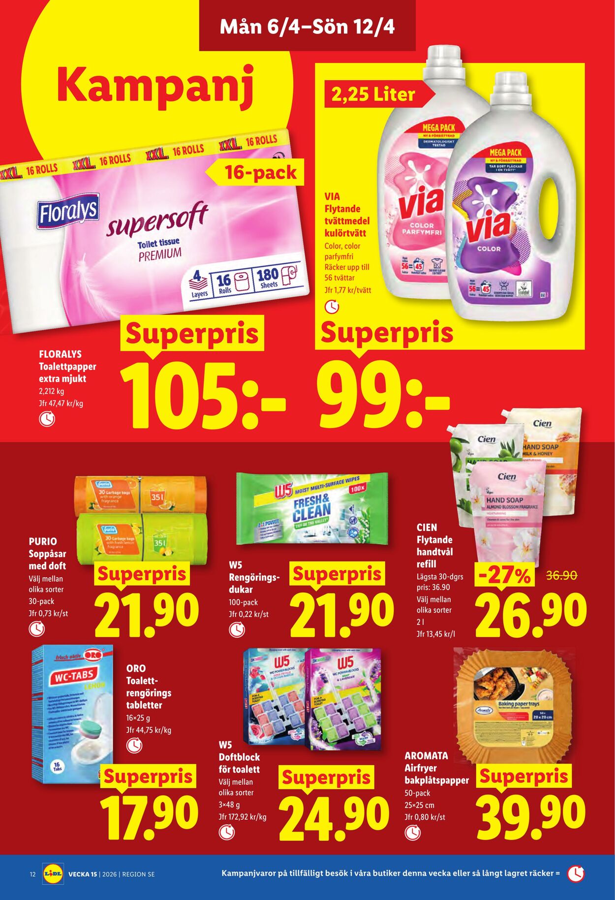 Erbjudanden Lidl 06.04.2026 - 12.04.2026