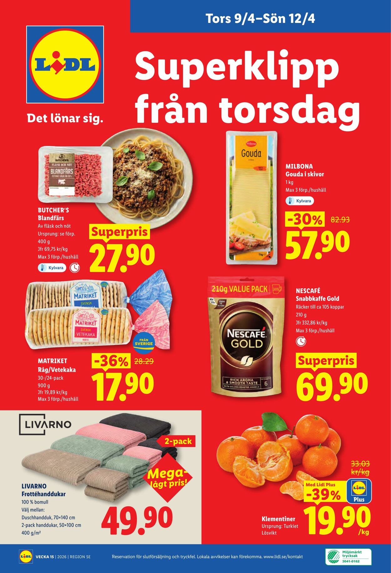 Erbjudanden Lidl 06.04.2026 - 12.04.2026