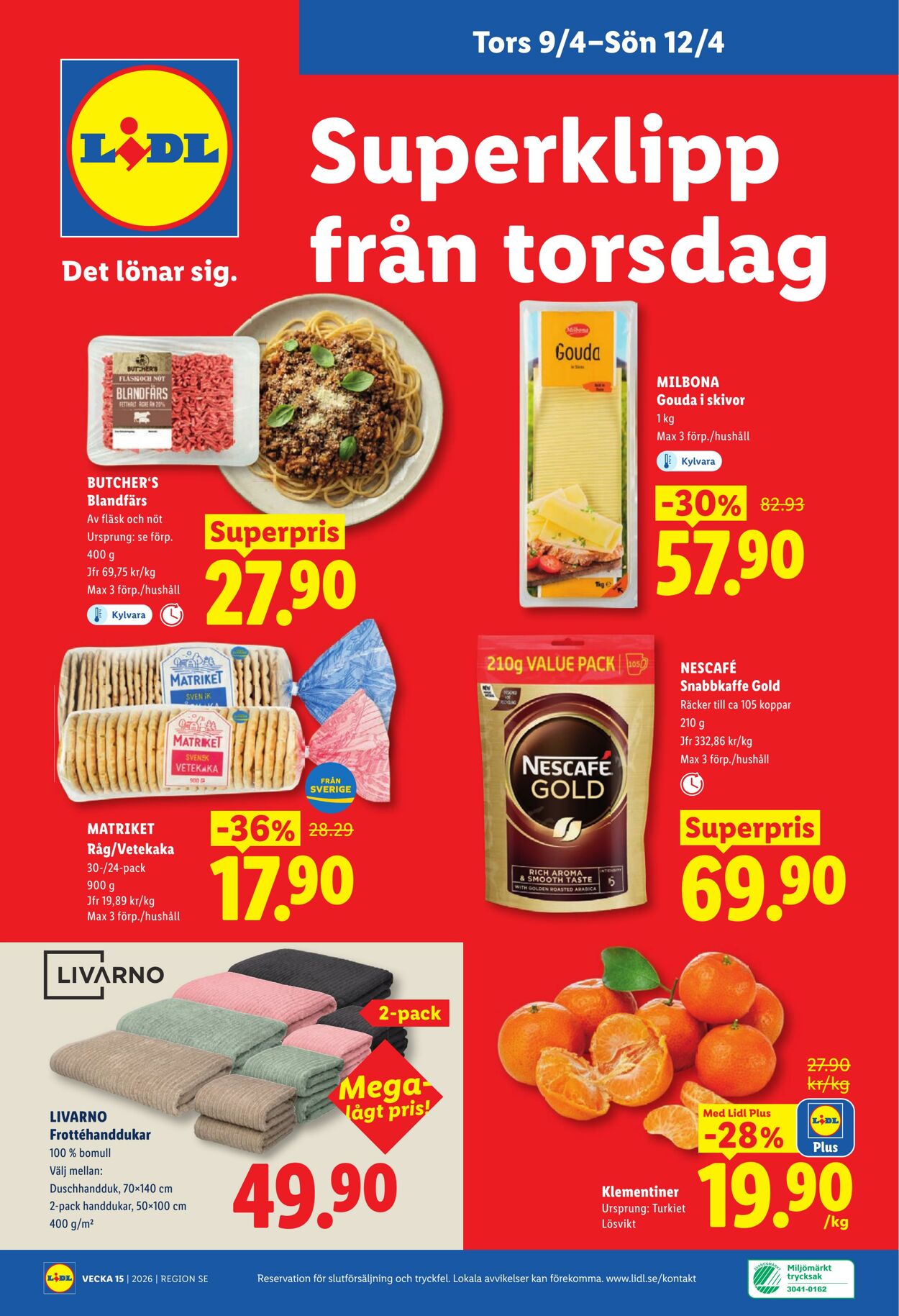 Erbjudanden Lidl 06.04.2026 - 12.04.2026