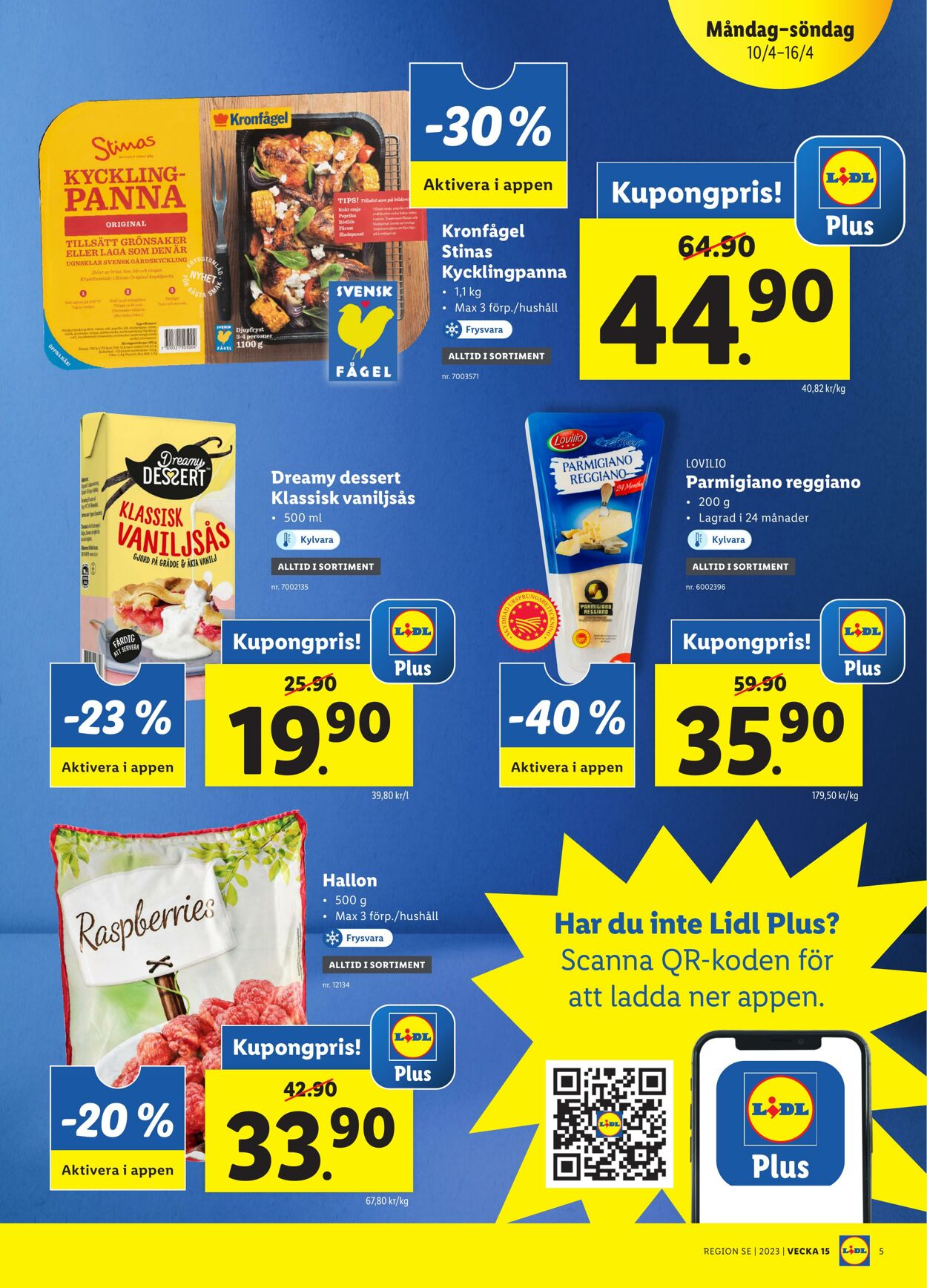 Erbjudanden Lidl 10.04.2023 - 16.04.2023