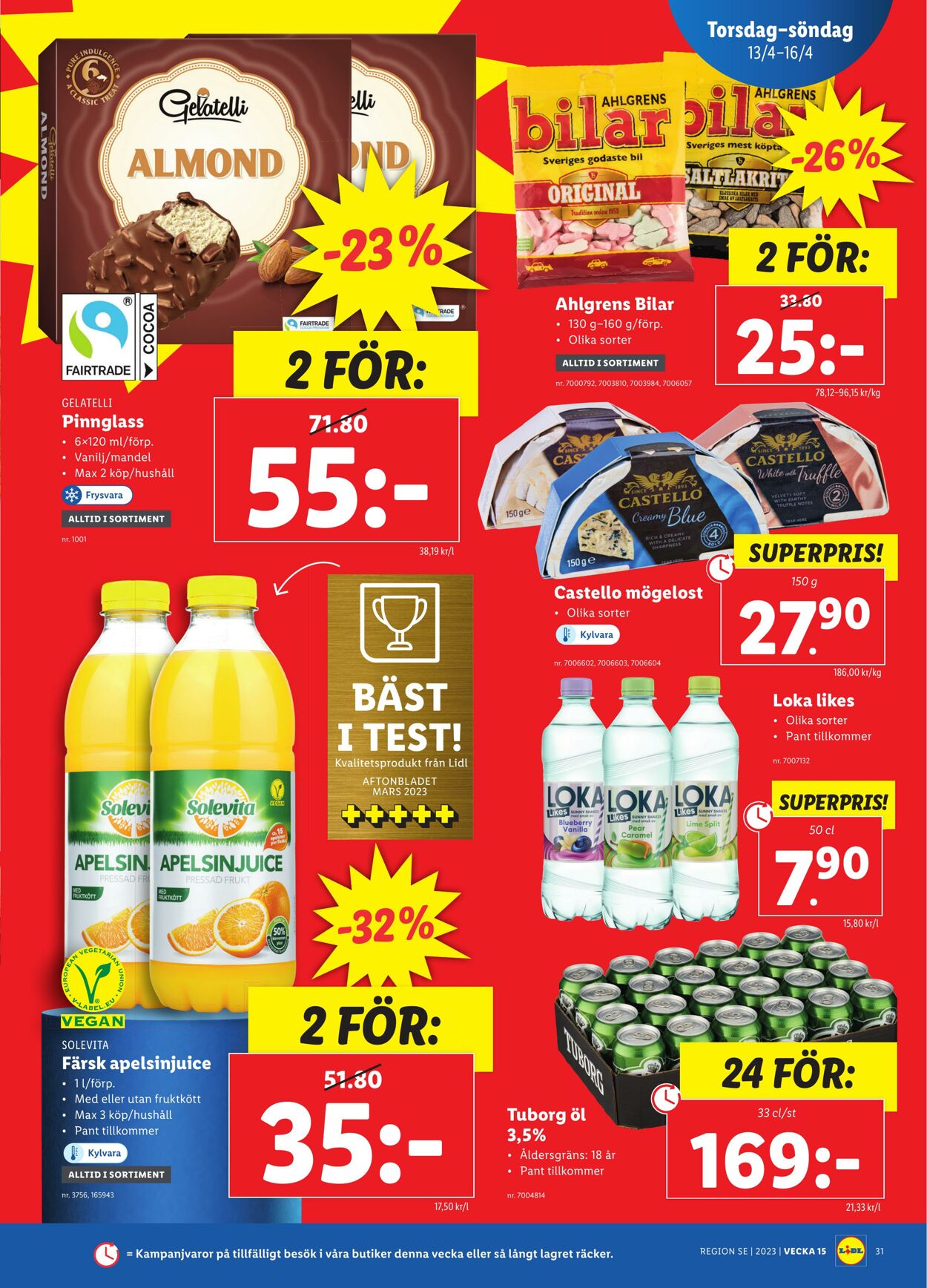 Erbjudanden Lidl 10.04.2023 - 16.04.2023