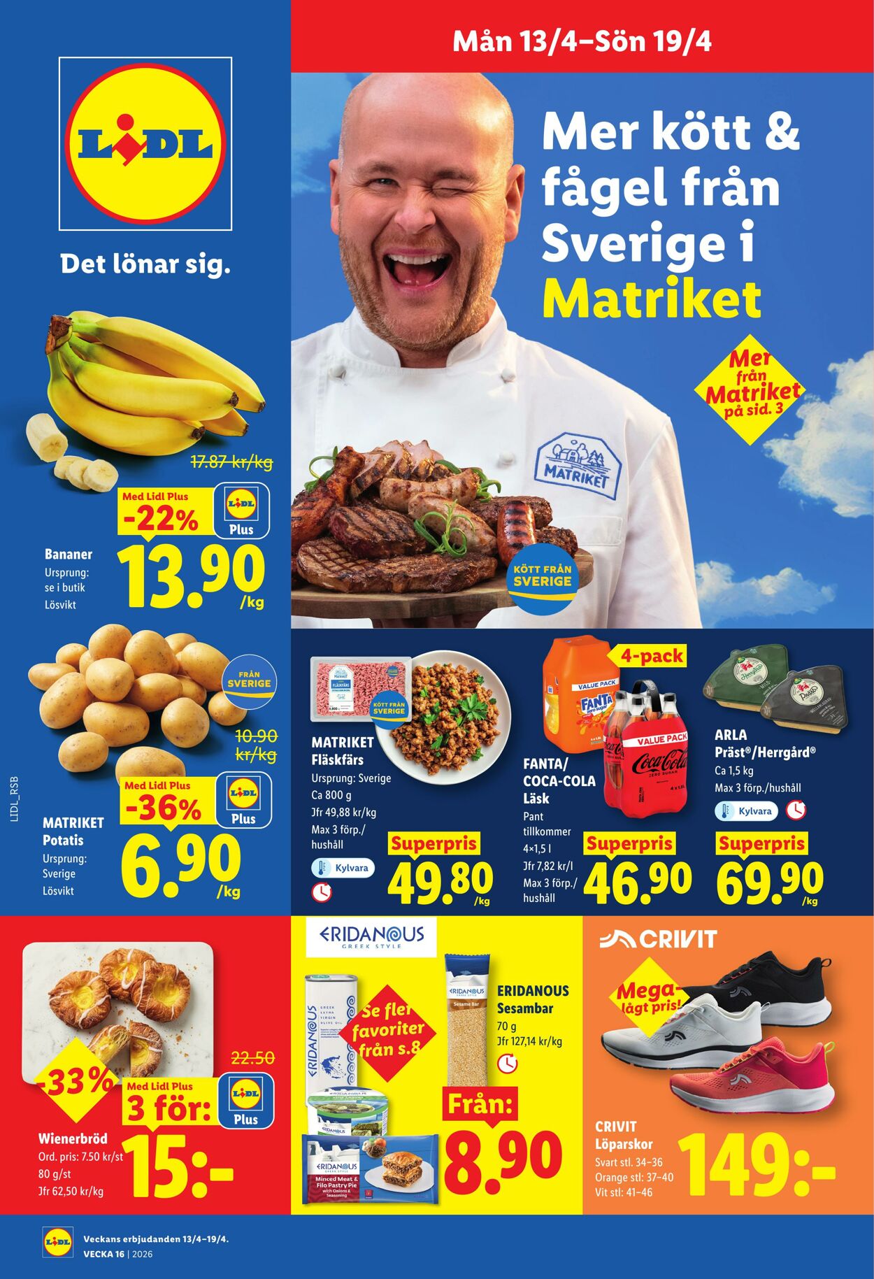Erbjudanden Lidl 13.04.2026 - 19.04.2026