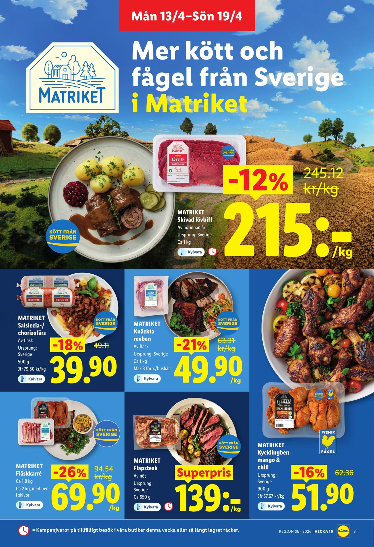 Erbjudanden Lidl 13.04.2026 - 19.04.2026