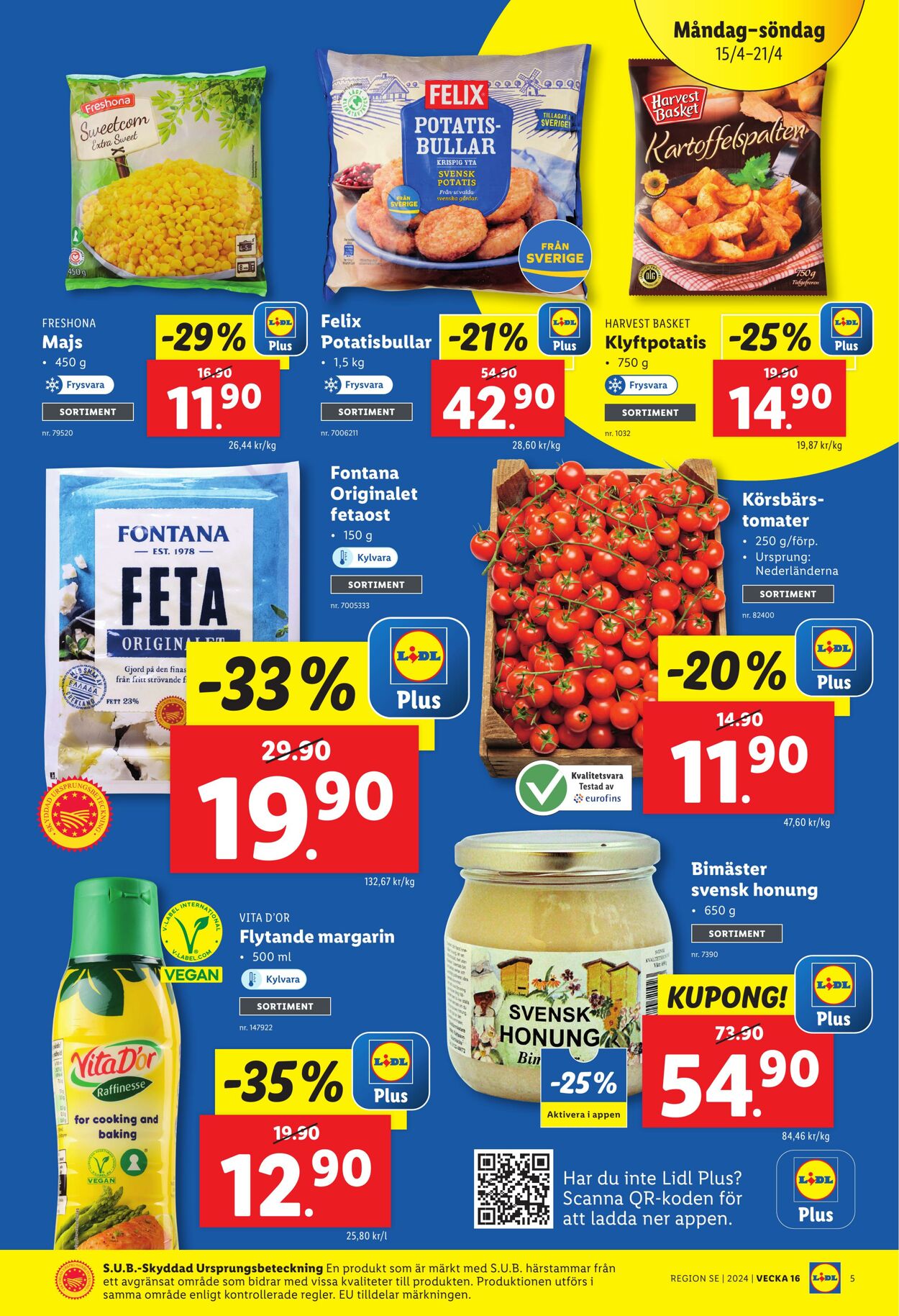 Erbjudanden Lidl 15.04.2024 - 21.04.2024