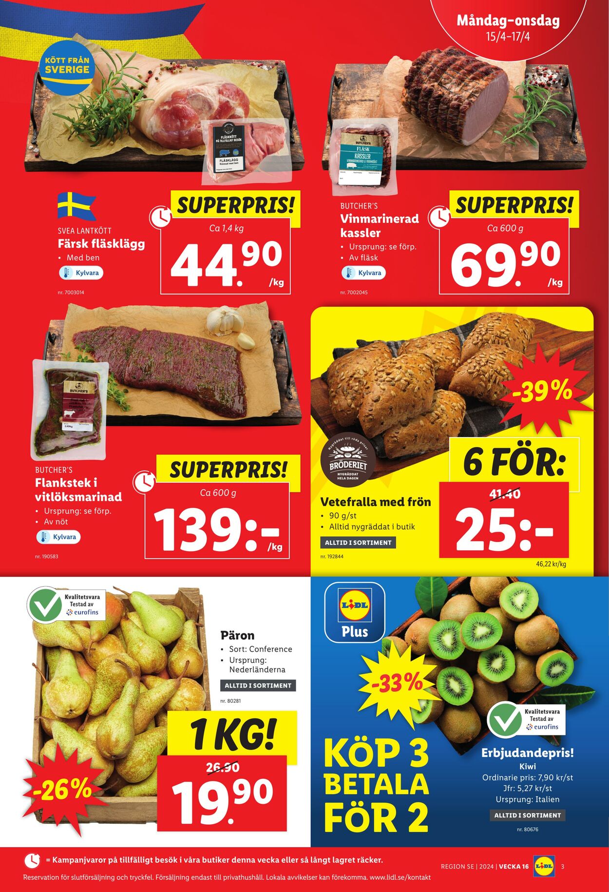 Erbjudanden Lidl 15.04.2024 - 21.04.2024