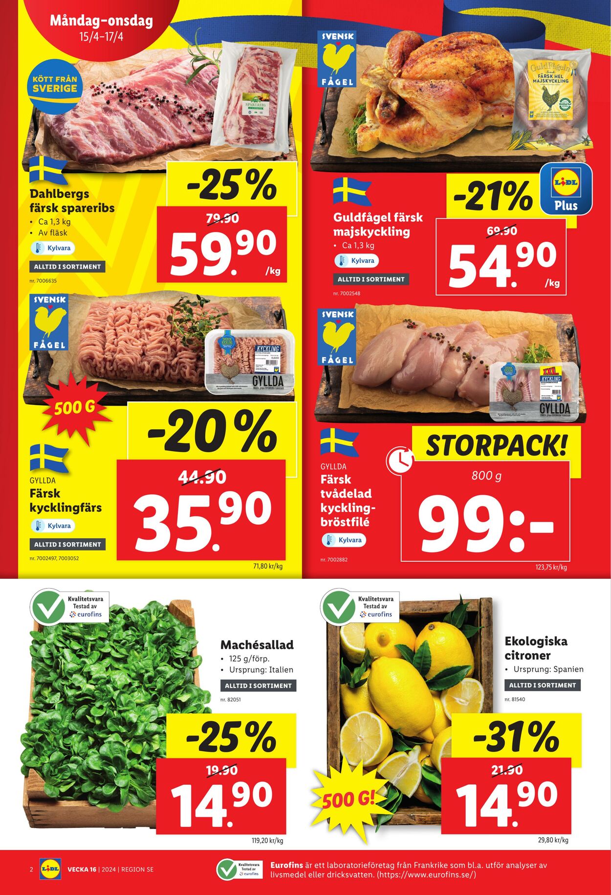 Erbjudanden Lidl 15.04.2024 - 21.04.2024