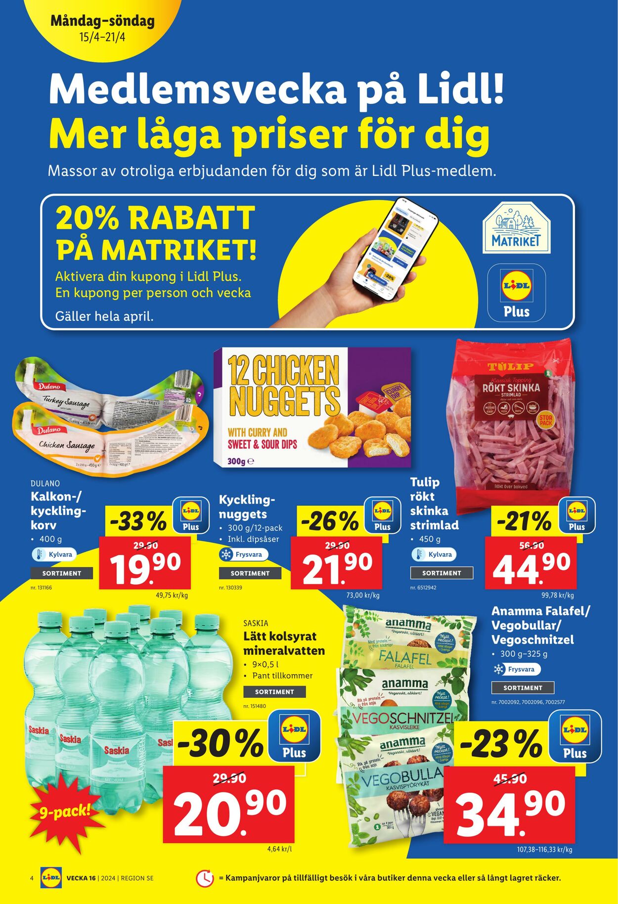 Erbjudanden Lidl 15.04.2024 - 21.04.2024