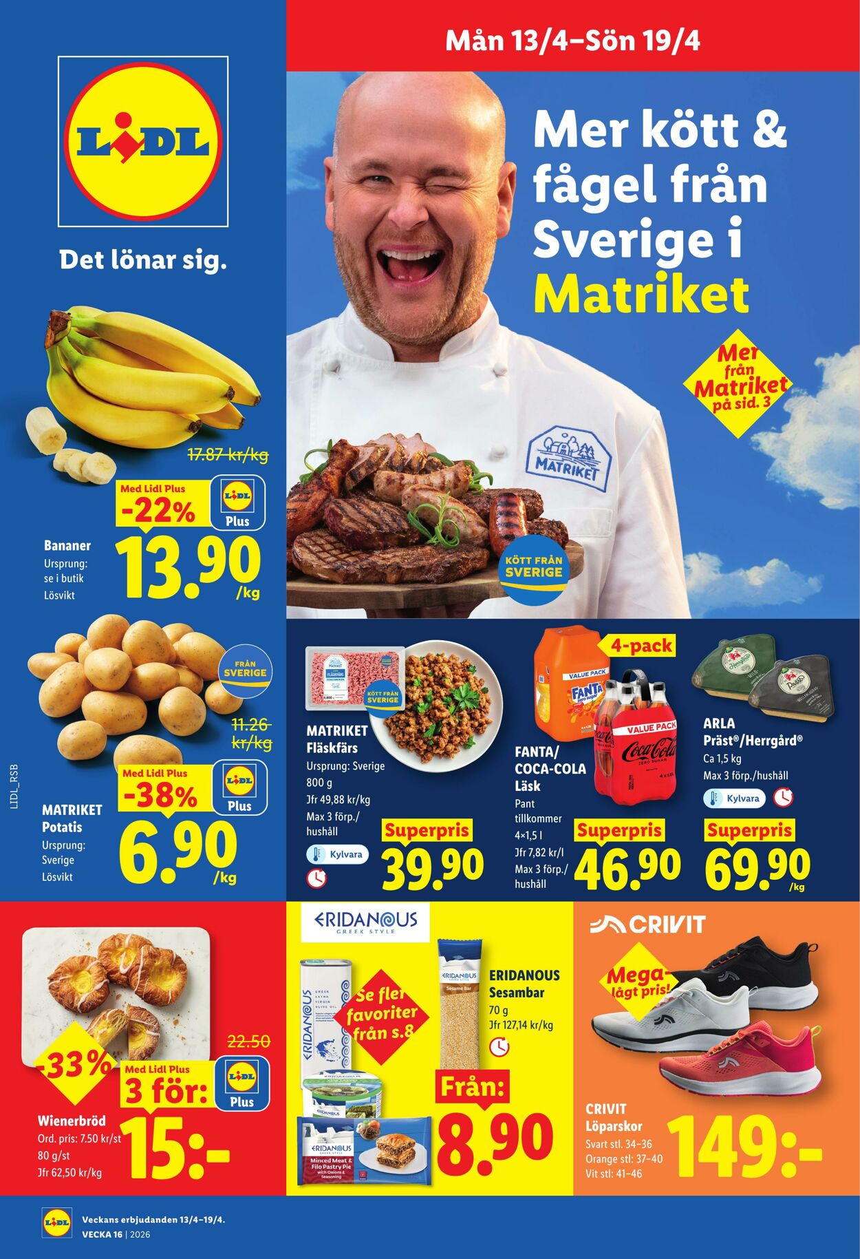 Erbjudanden Lidl 13.04.2026 - 19.04.2026