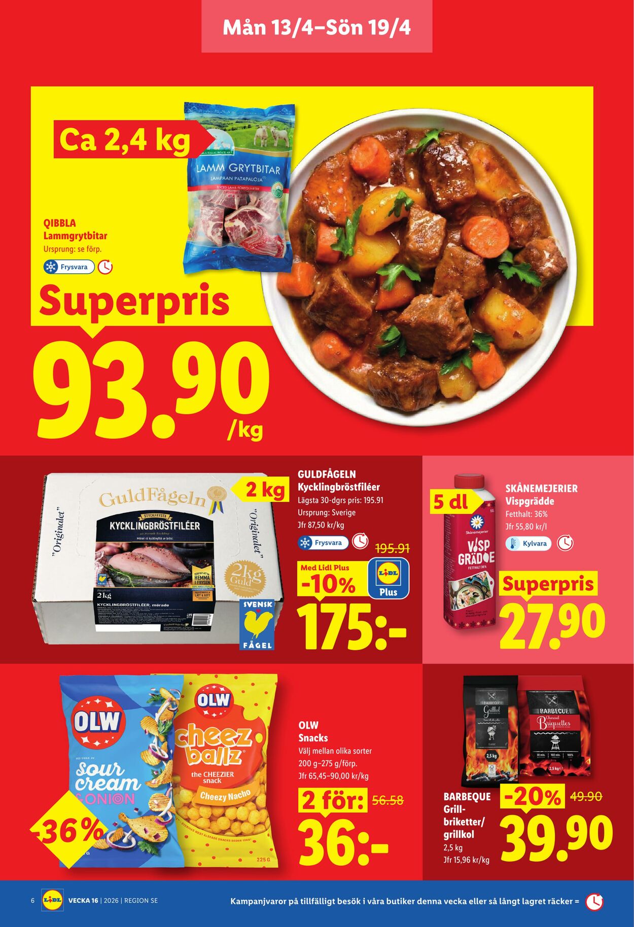 Erbjudanden Lidl 13.04.2026 - 19.04.2026