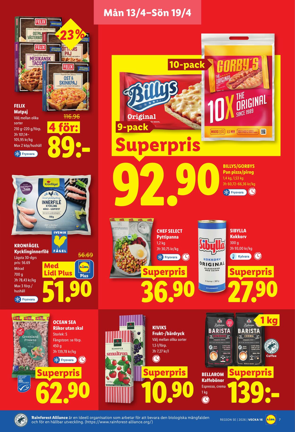 Erbjudanden Lidl 13.04.2026 - 19.04.2026
