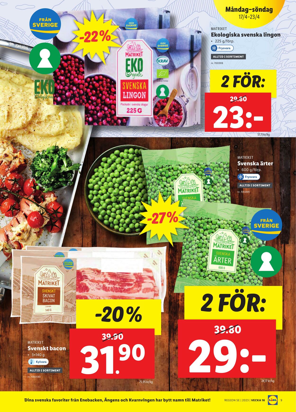 Erbjudanden Lidl 17.04.2023 - 23.04.2023