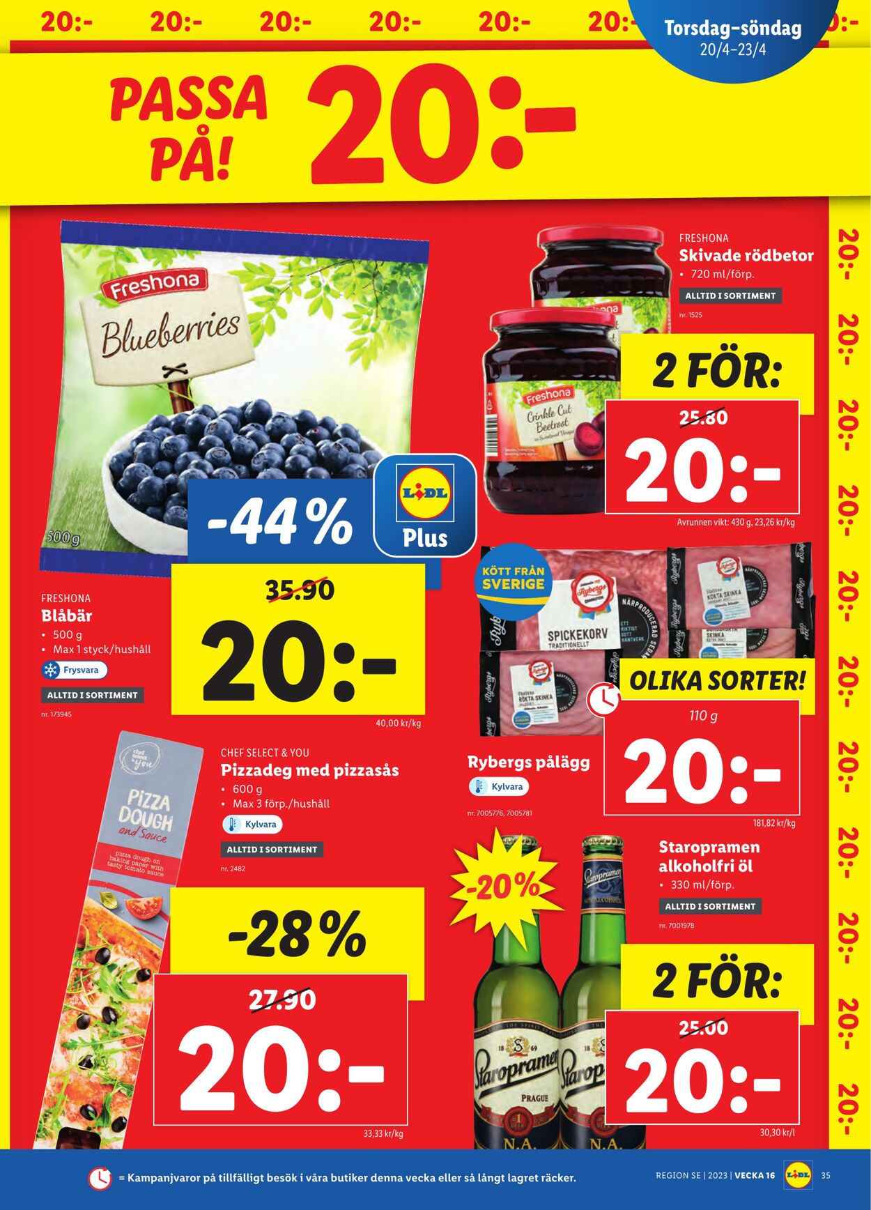 Erbjudanden Lidl 17.04.2023 - 23.04.2023