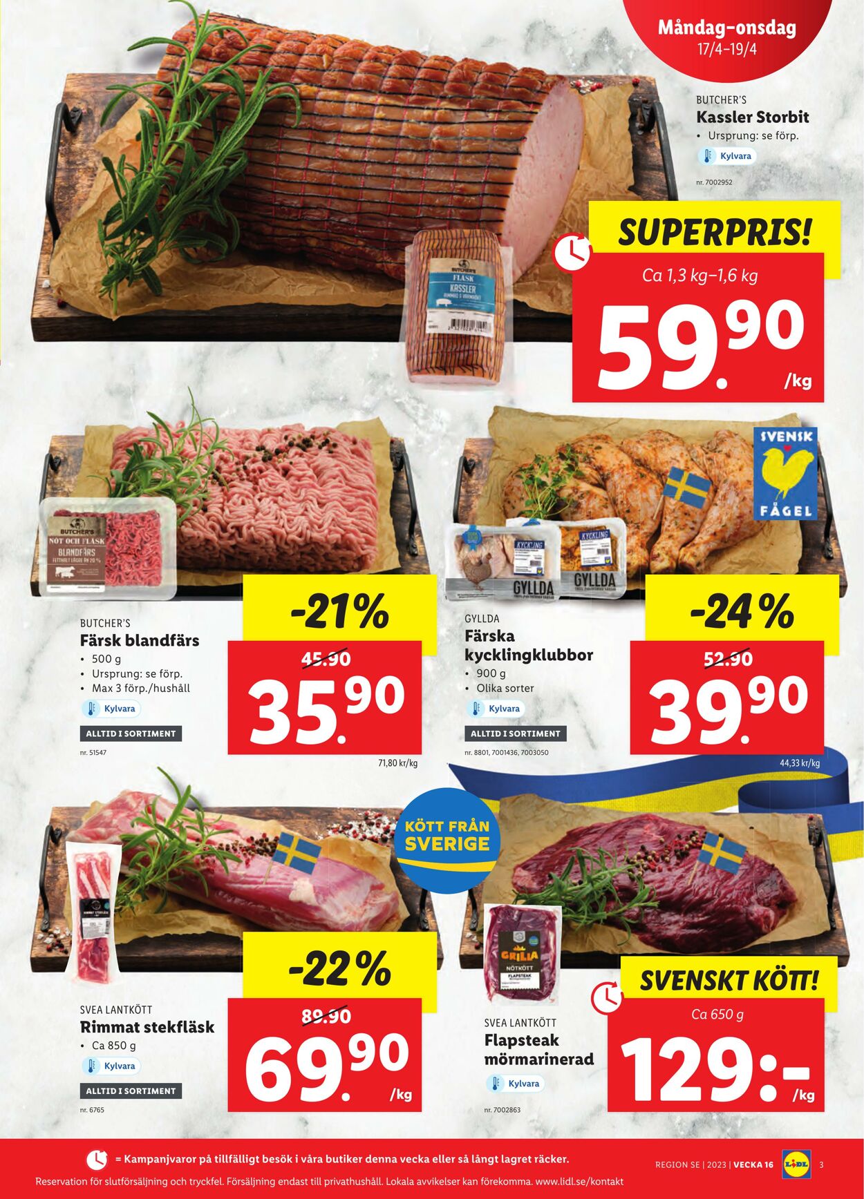 Erbjudanden Lidl 17.04.2023 - 23.04.2023