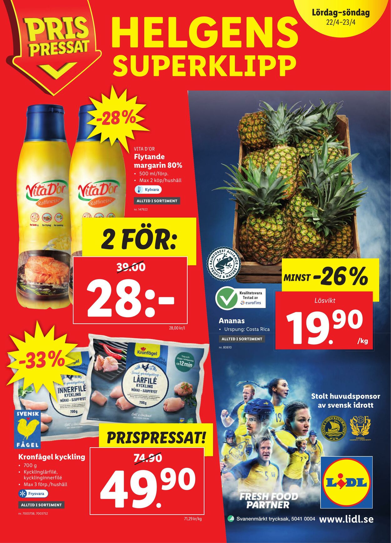 Erbjudanden Lidl 17.04.2023 - 23.04.2023