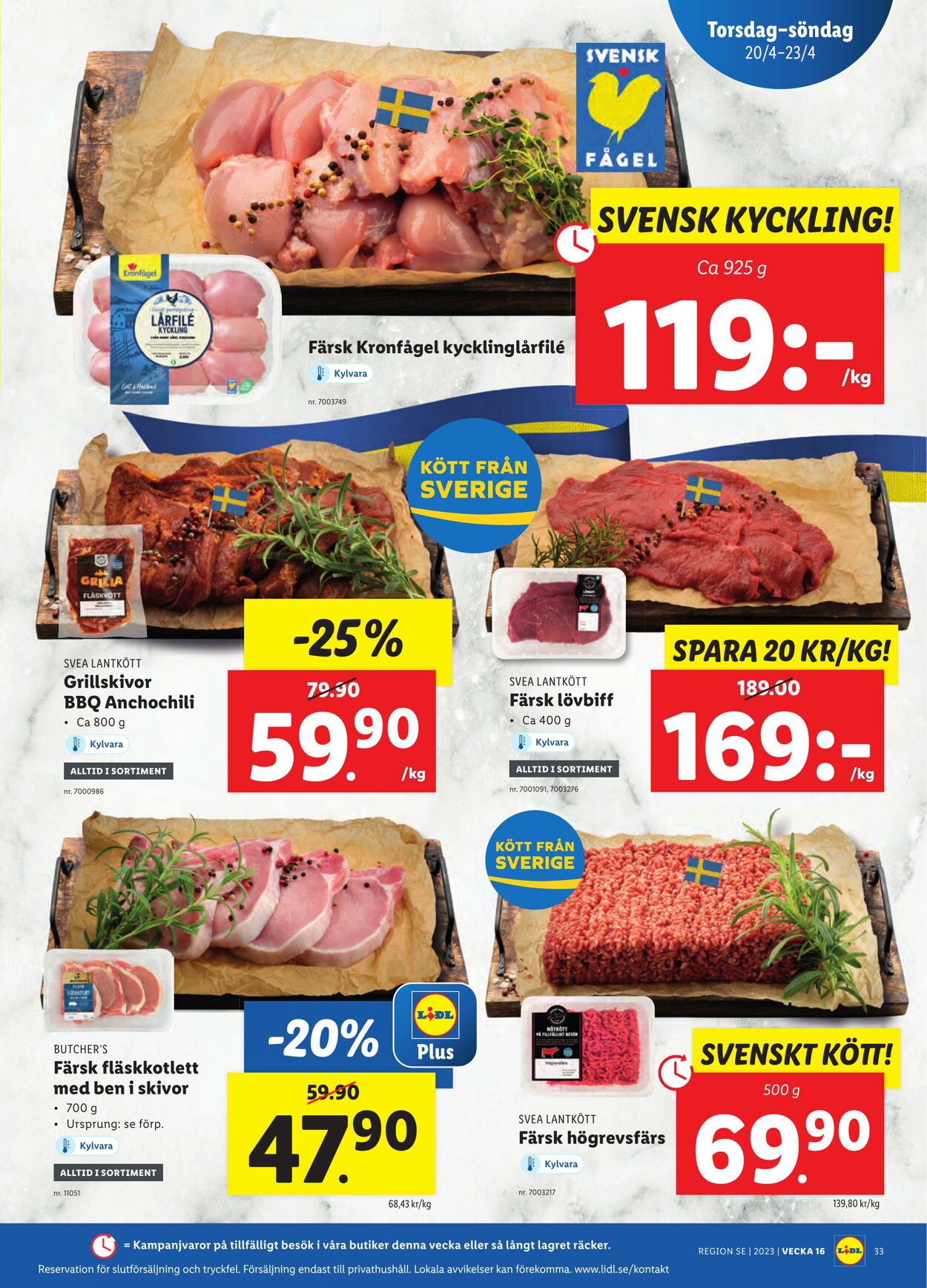 Erbjudanden Lidl 17.04.2023 - 23.04.2023